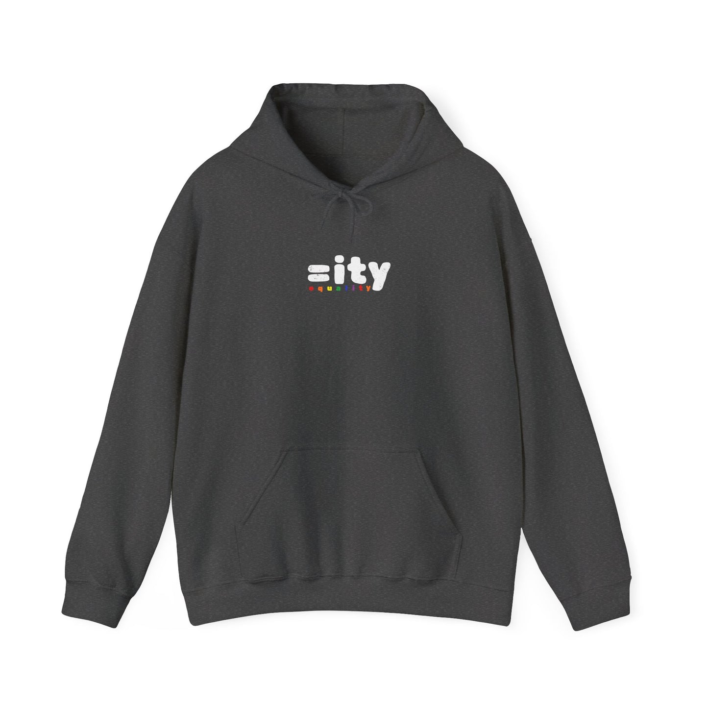Rainbow Equality Unisex Hooded Sweatshirt