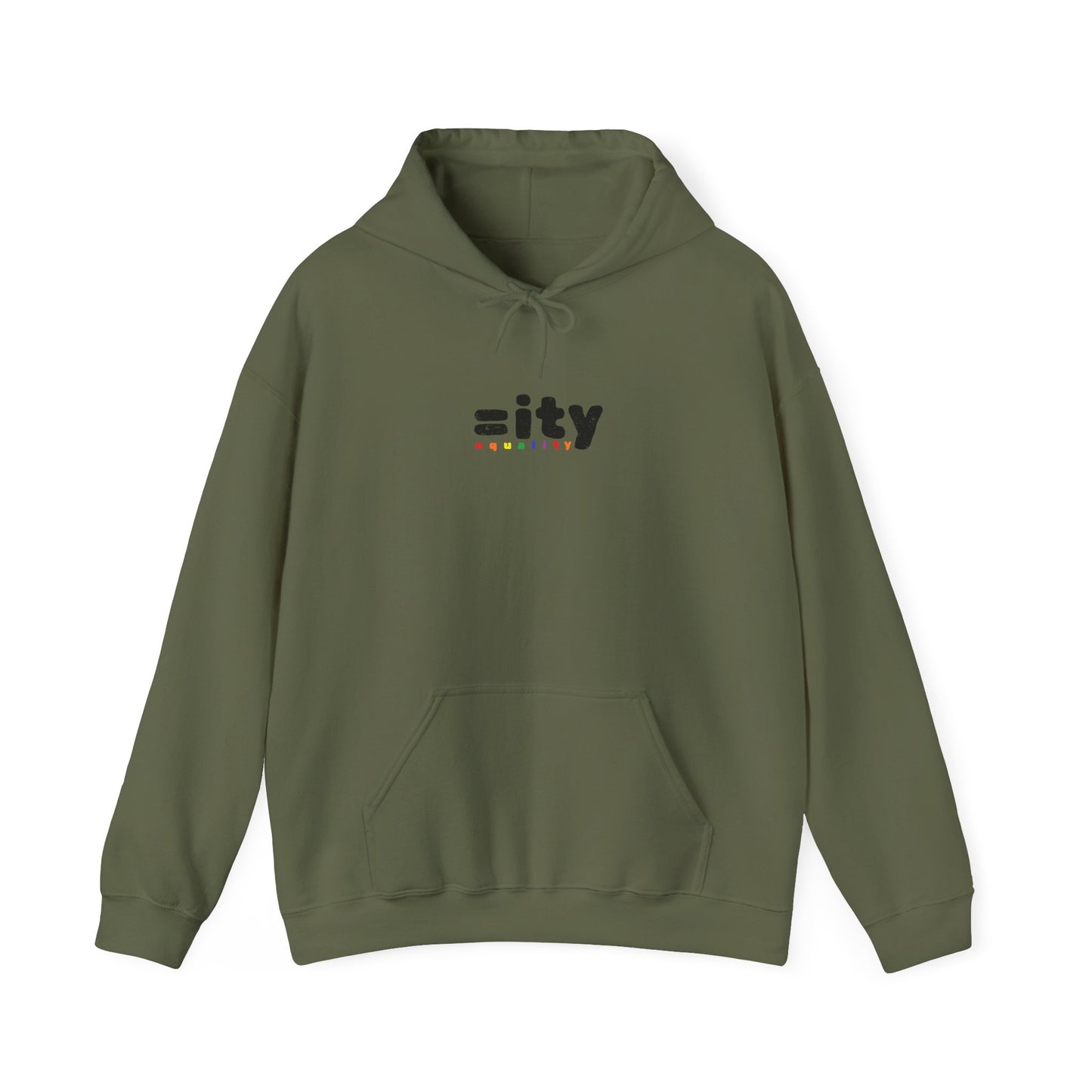 Rainbow Equality Unisex Hooded Sweatshirt