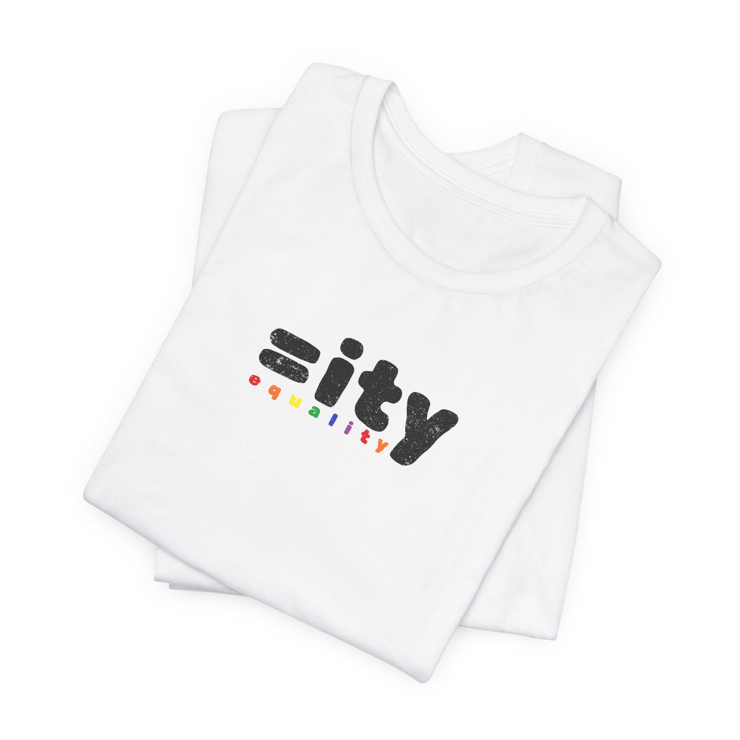 Rainbow Equality Unisex Short Sleeve Tee