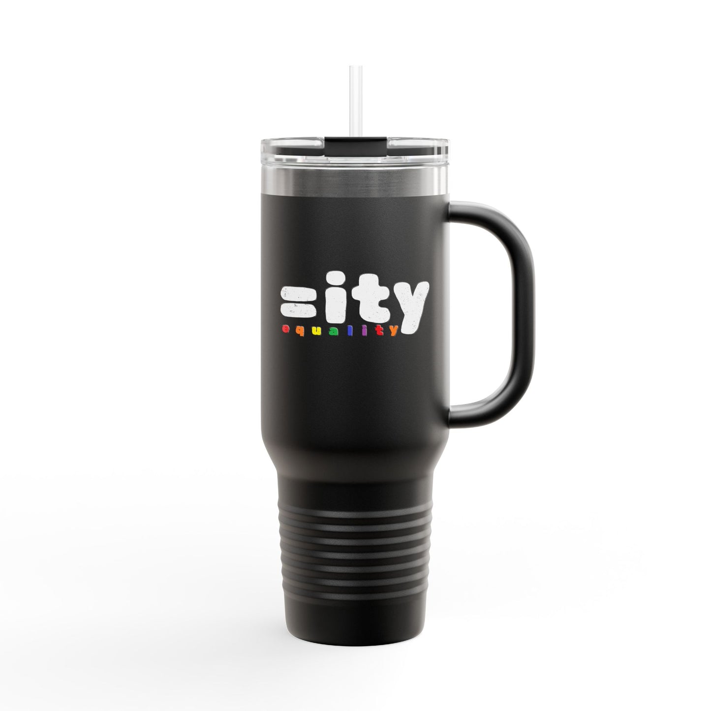Rainbow Insulated Travel Mug - 40oz Equality Design