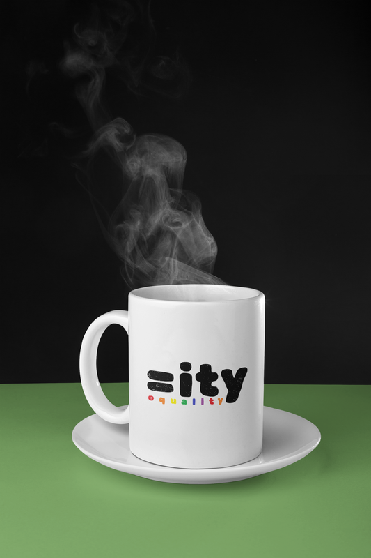 Rainbow Equality White Mug - 11oz