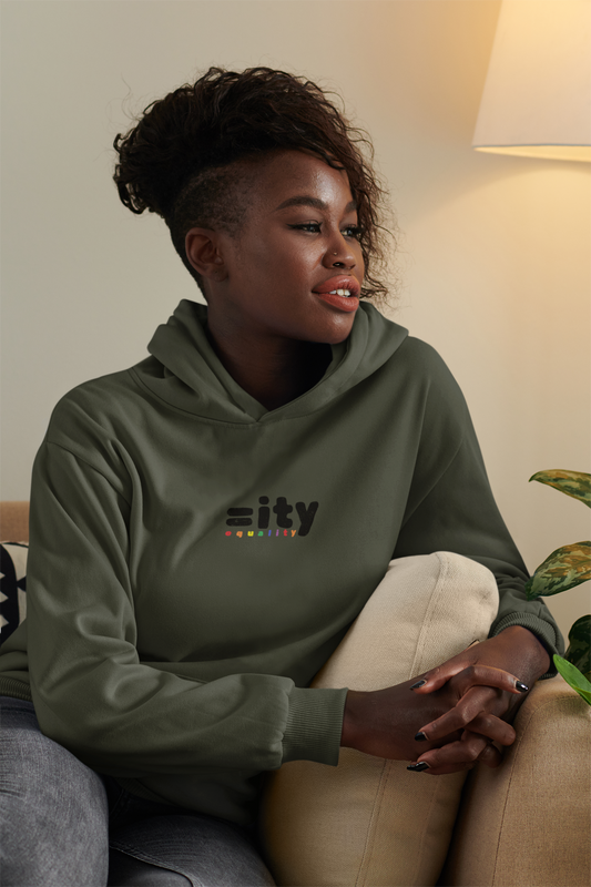 Rainbow Equality Unisex Hooded Sweatshirt