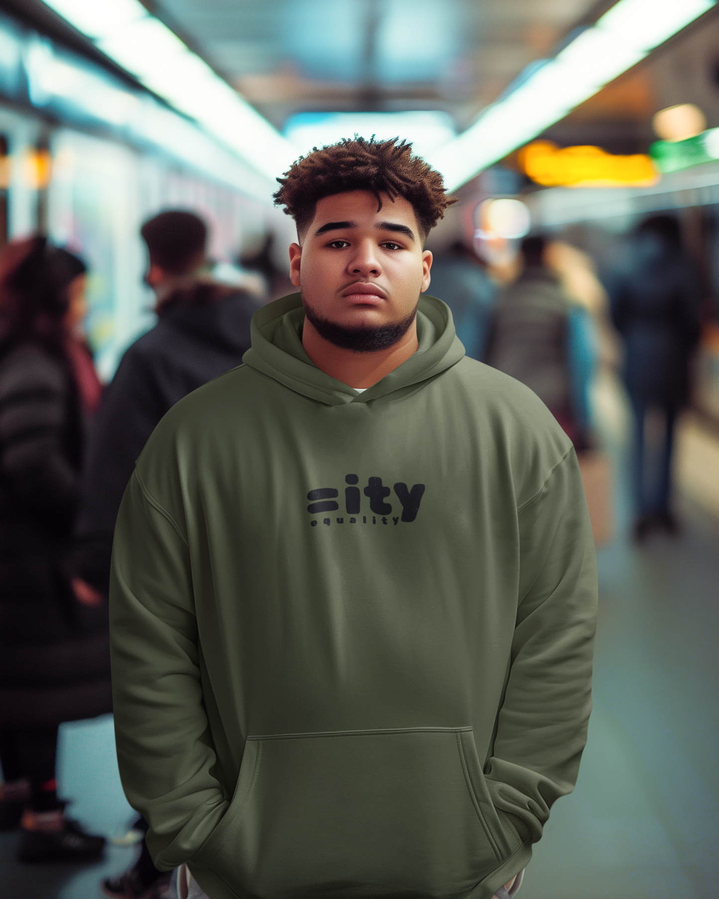 Equality Unisex Hooded Sweatshirt