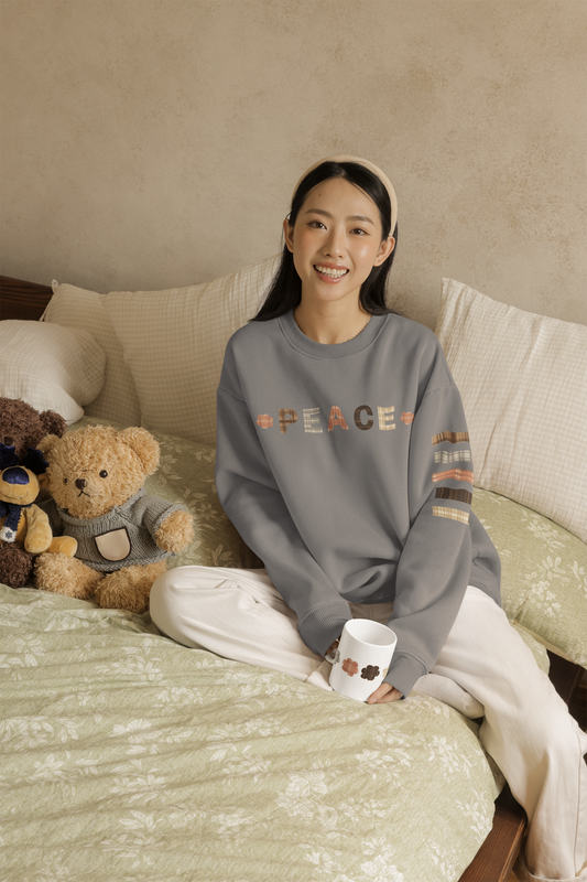Unisex Peace Crew Neck Sweatshirt