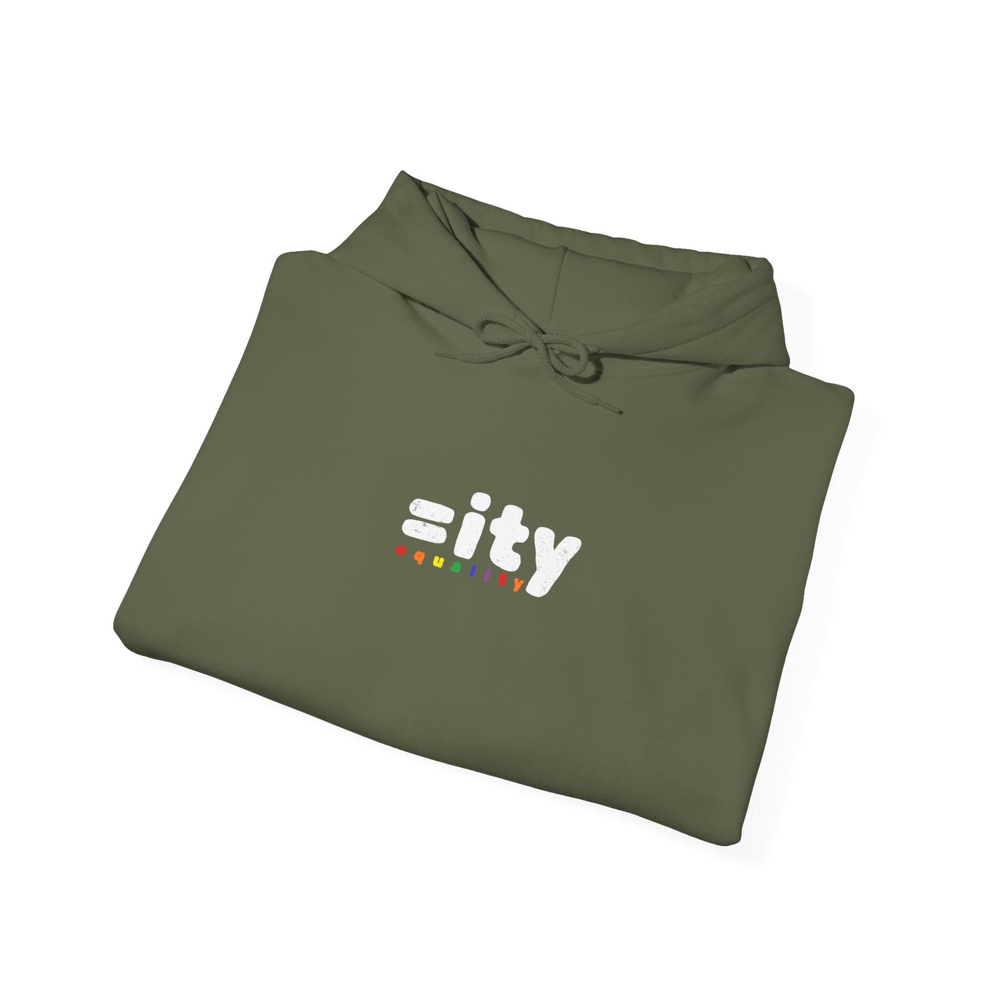 Rainbow Equality Unisex Hooded Sweatshirt