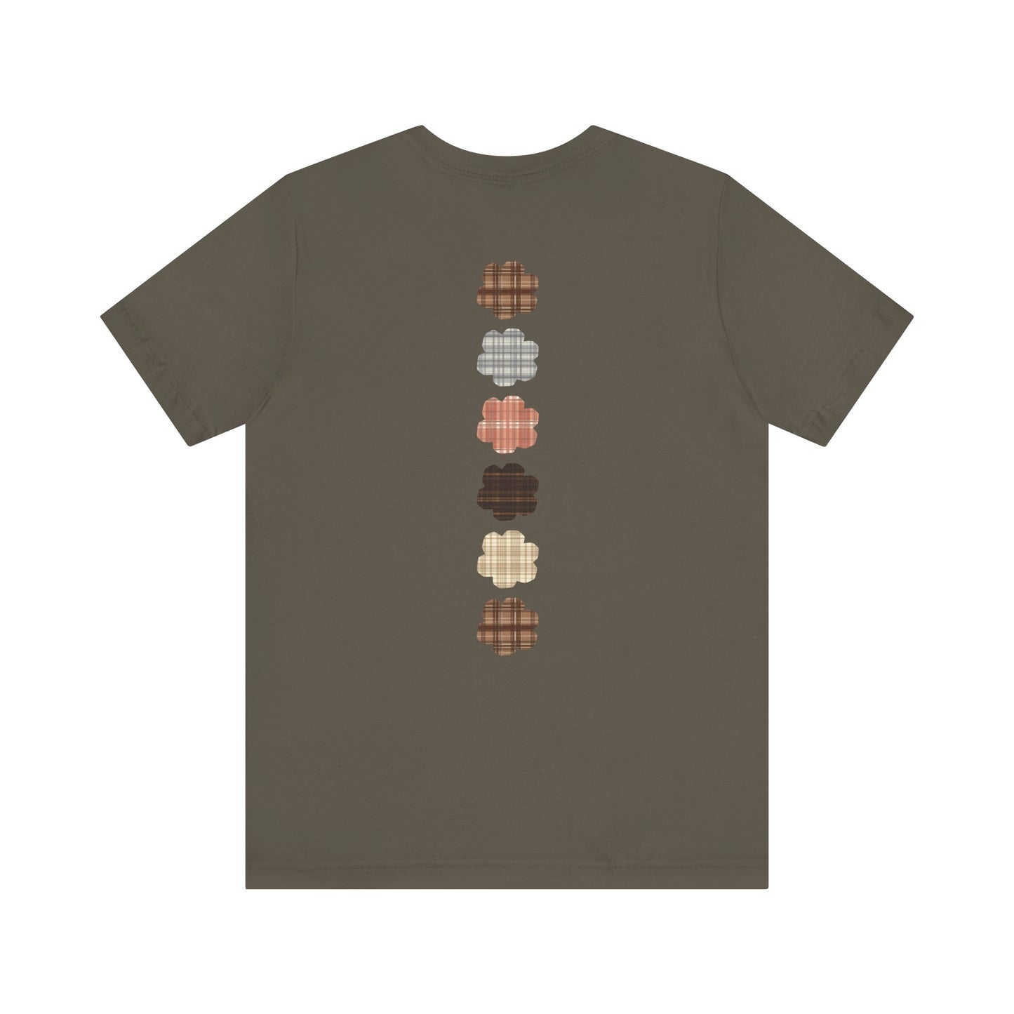 Unisex Short Sleeve Tee with message of Peace