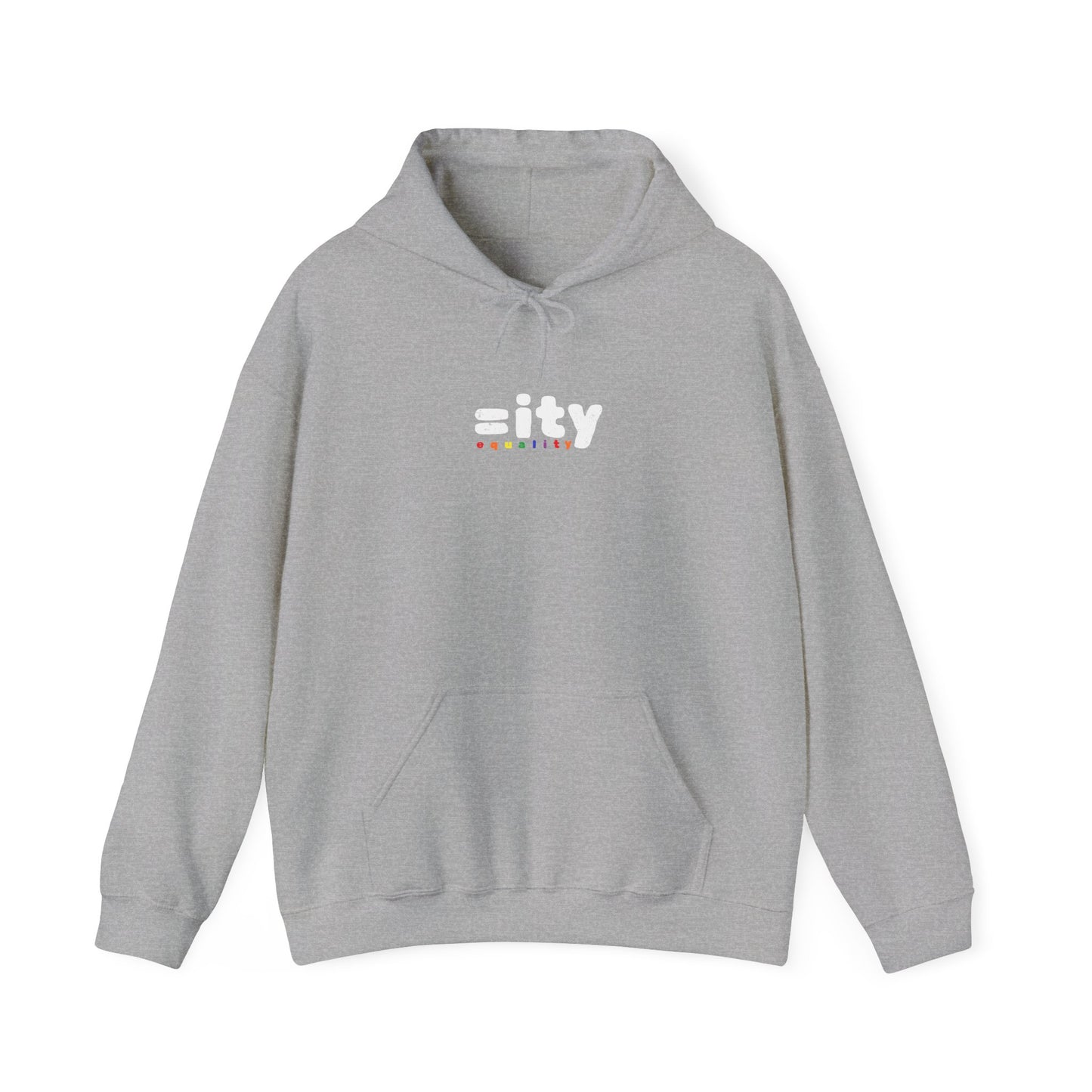 Rainbow Equality Unisex Hooded Sweatshirt
