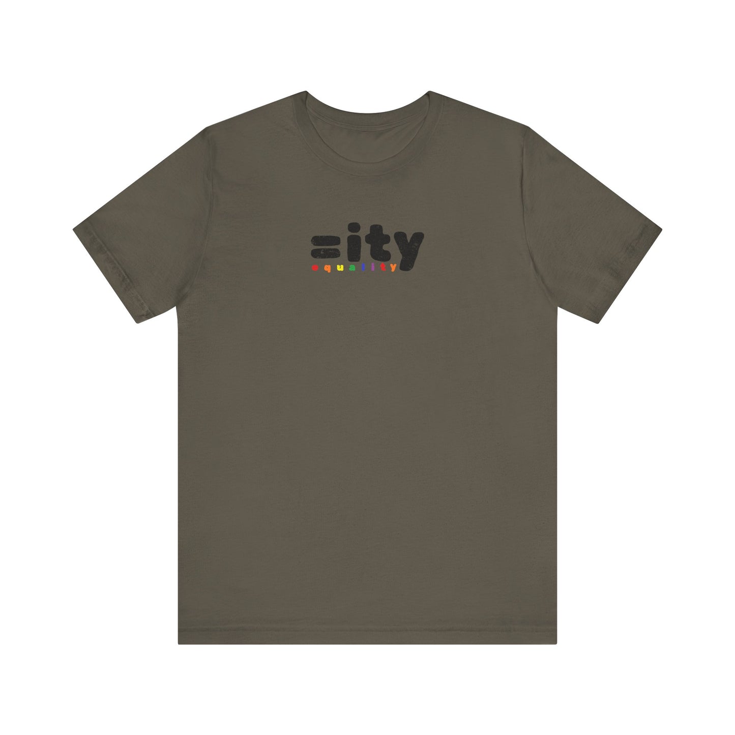 Rainbow Equality Unisex Short Sleeve Tee