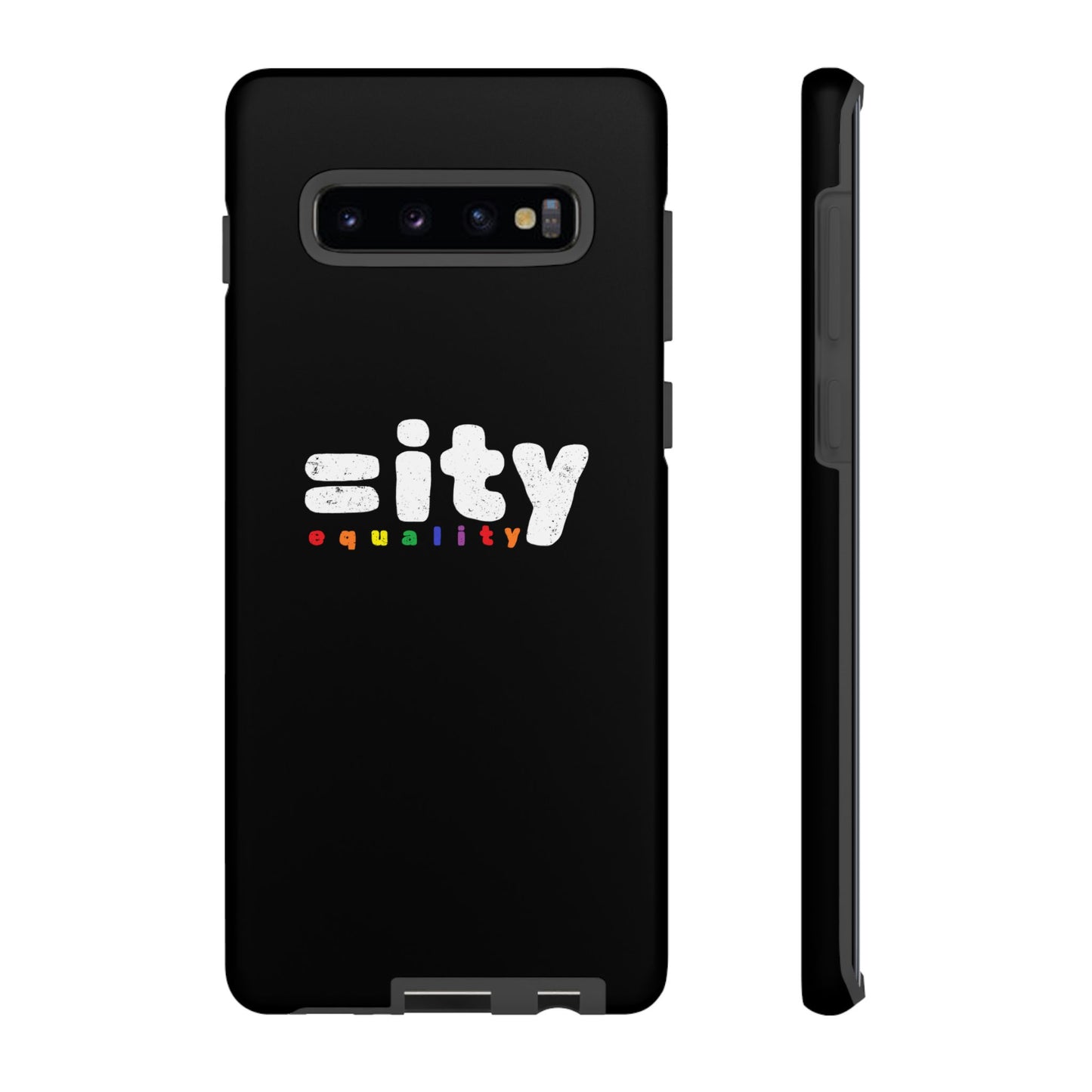 Rainbow Equality Tough Phone Case - Celebrate Diversity and Inclusion