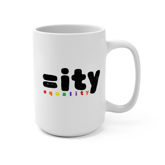Rainbow Equality White Mug - 15oz
