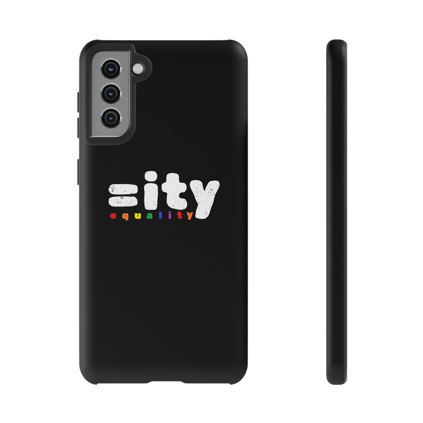 Rainbow Equality Tough Phone Case - Celebrate Diversity and Inclusion