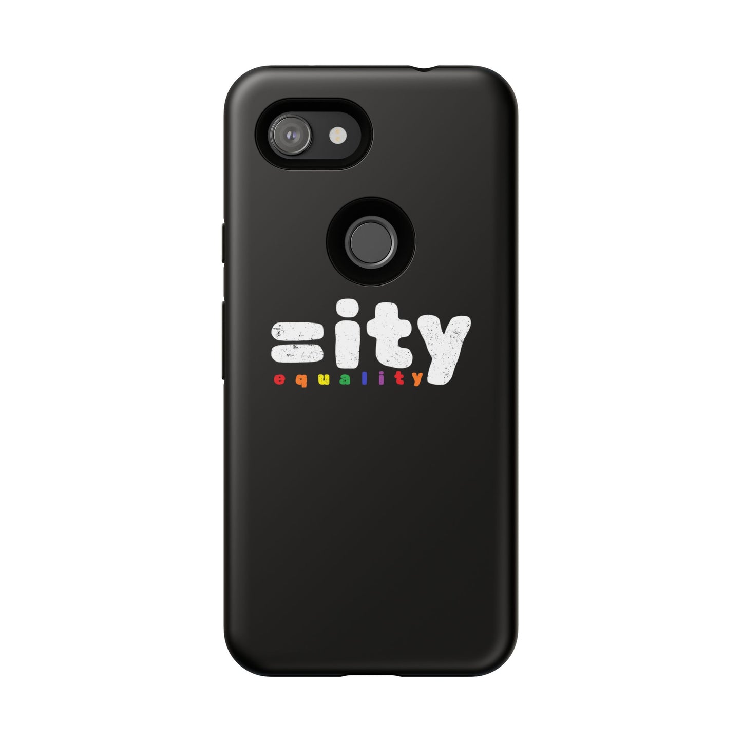 Rainbow Equality Tough Phone Case - Celebrate Diversity and Inclusion