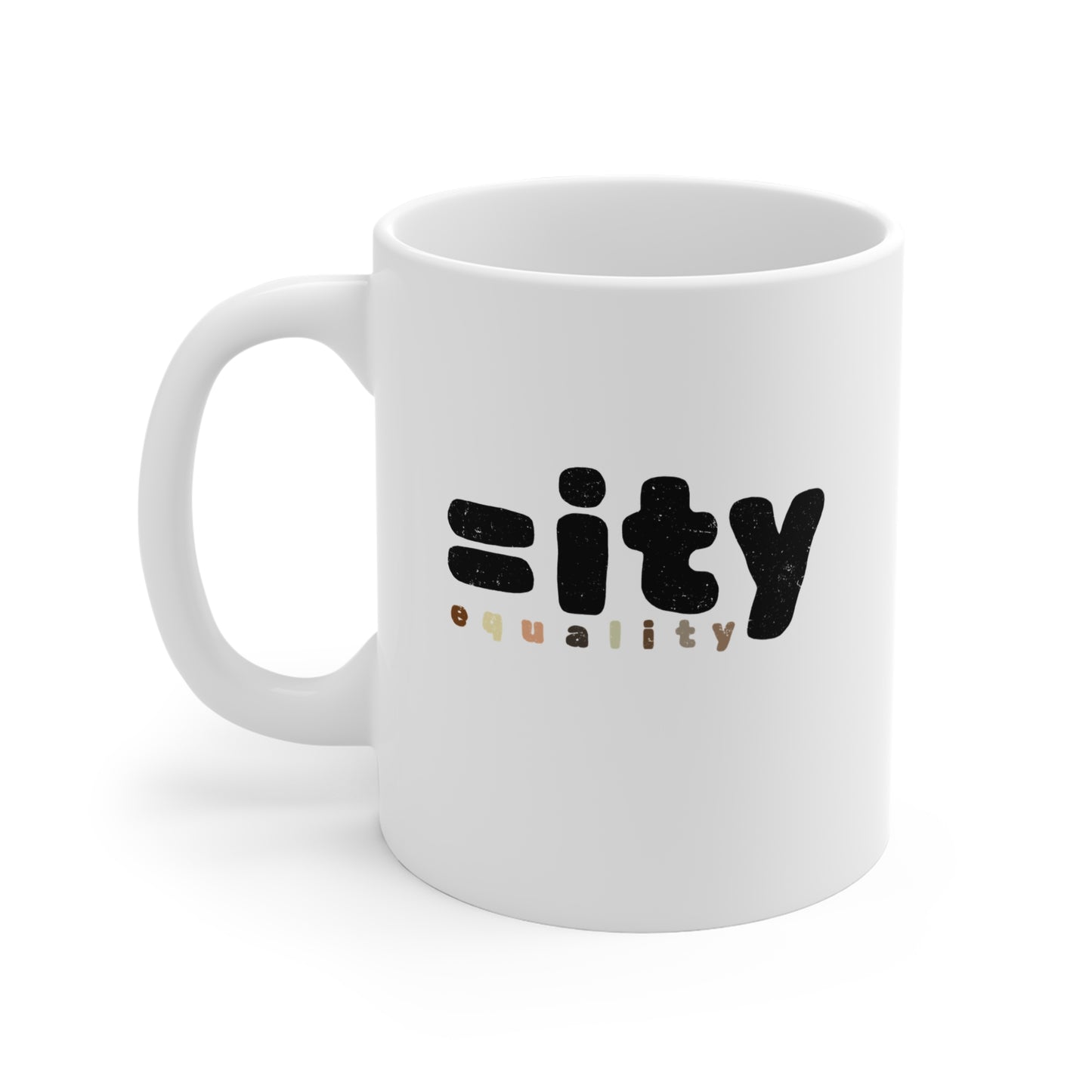 World Equality White Mug - 11oz