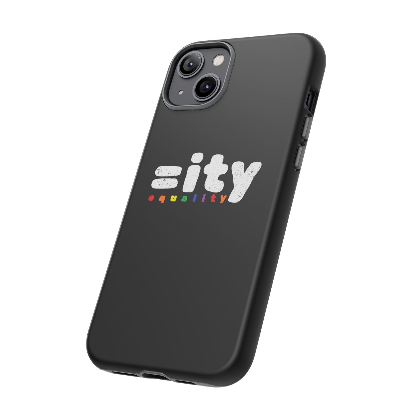 Rainbow Equality Tough Phone Case - Celebrate Diversity and Inclusion