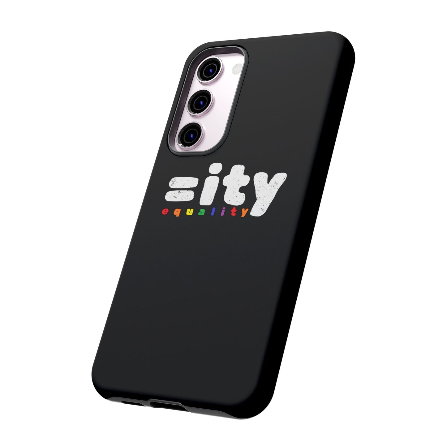 Rainbow Equality Tough Phone Case - Celebrate Diversity and Inclusion