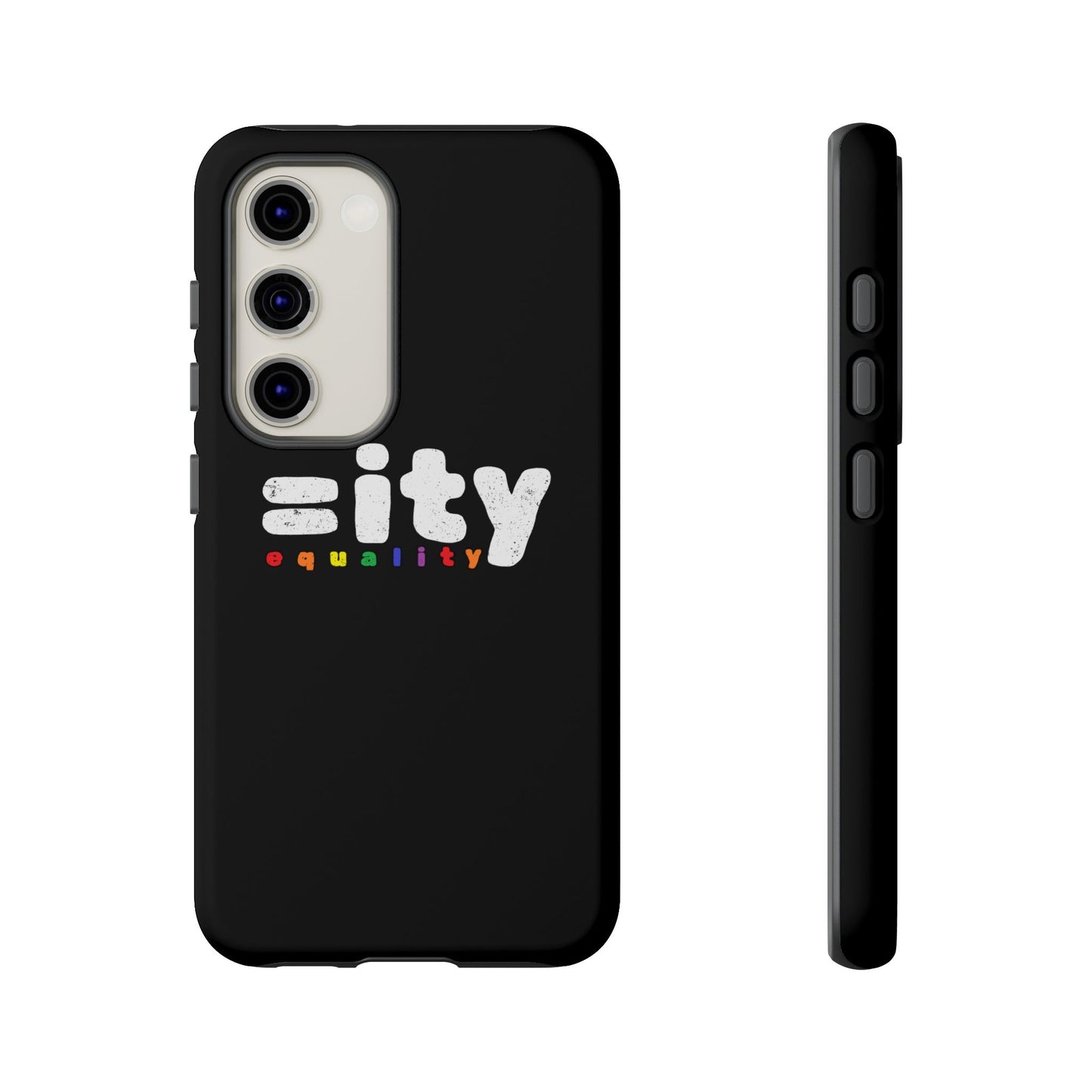 Rainbow Equality Tough Phone Case - Celebrate Diversity and Inclusion