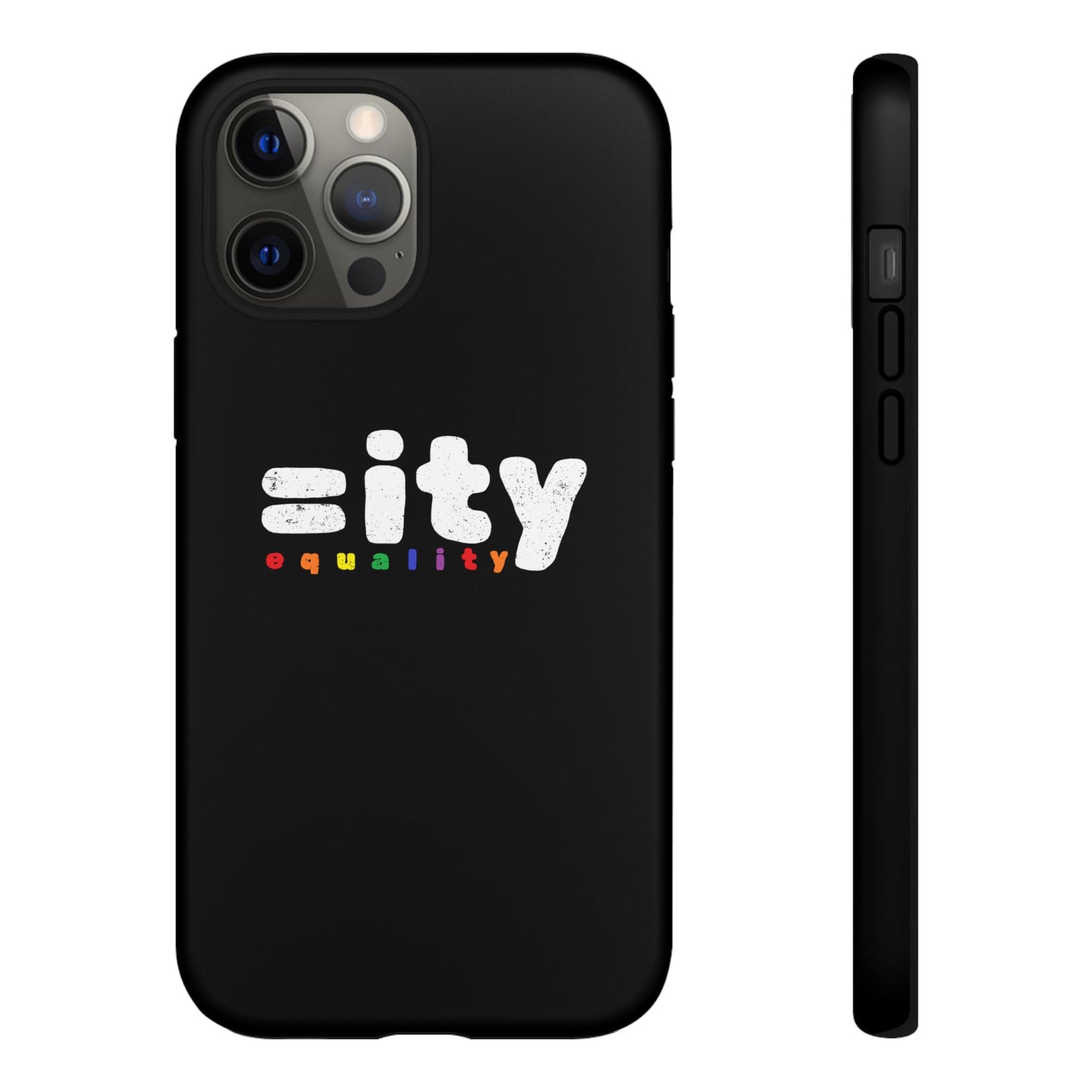 Rainbow Equality Tough Phone Case - Celebrate Diversity and Inclusion