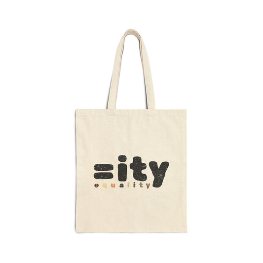 World Equality Cotton Canvas Tote Bag - Natural