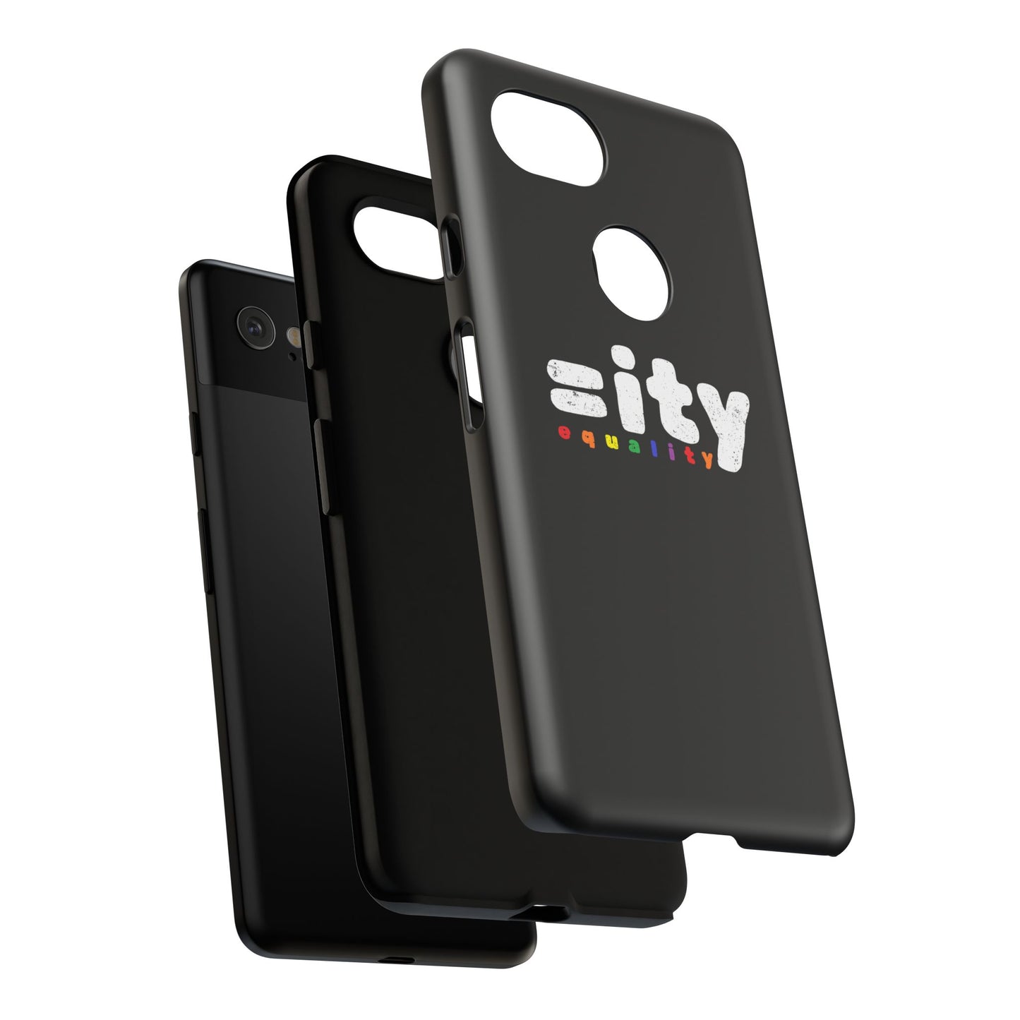 Rainbow Equality Tough Phone Case - Celebrate Diversity and Inclusion