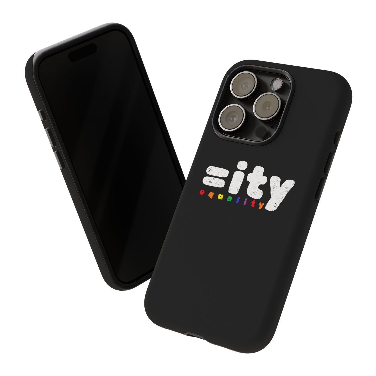 Rainbow Equality Tough Phone Case - Celebrate Diversity and Inclusion