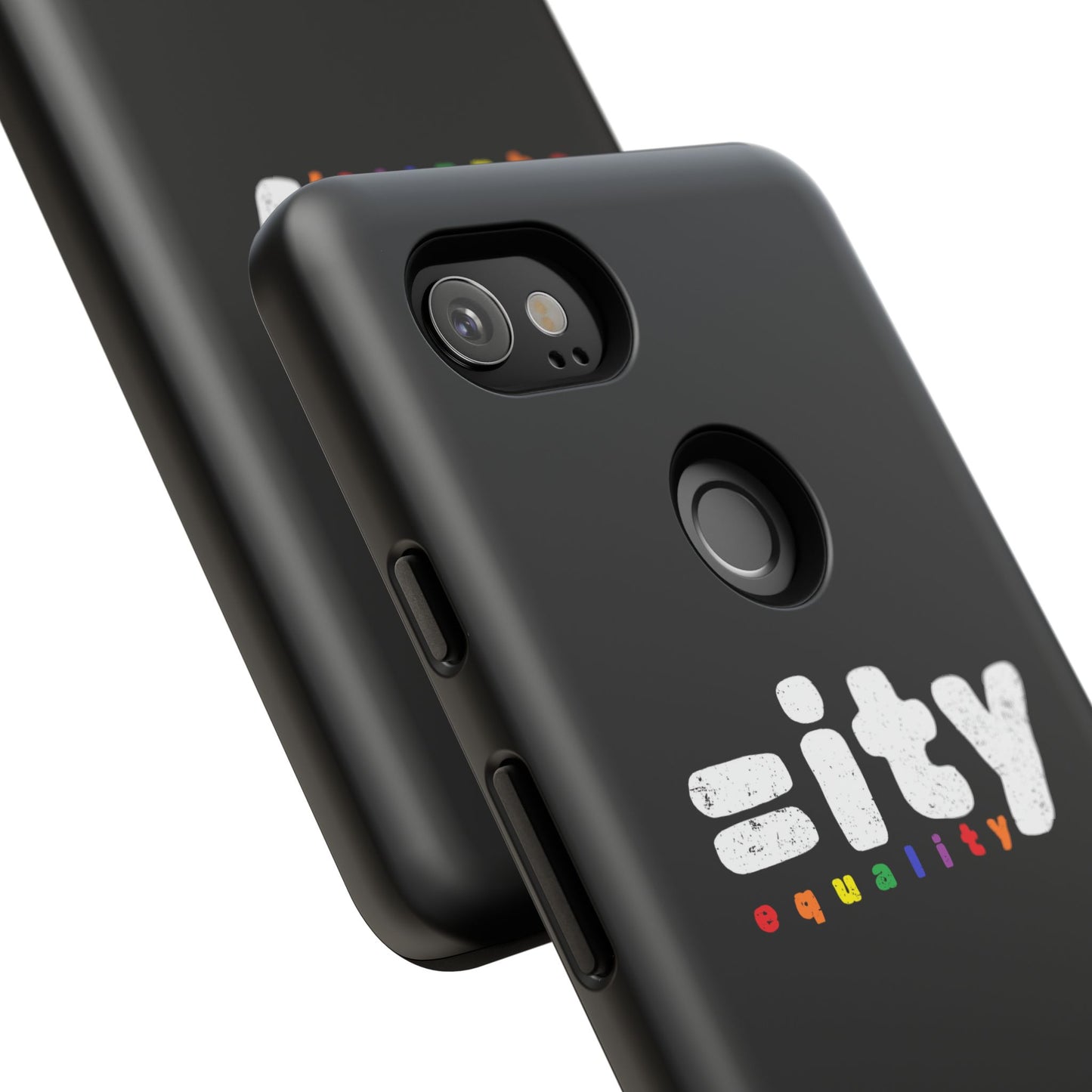 Rainbow Equality Tough Phone Case - Celebrate Diversity and Inclusion