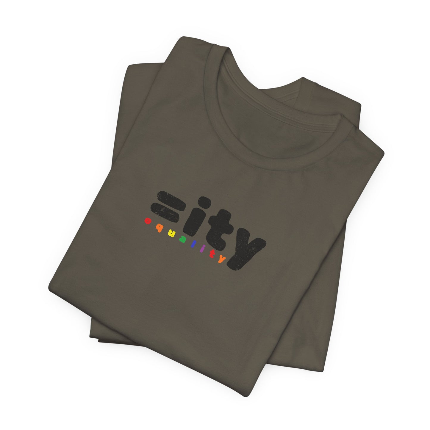Rainbow Equality Unisex Short Sleeve Tee