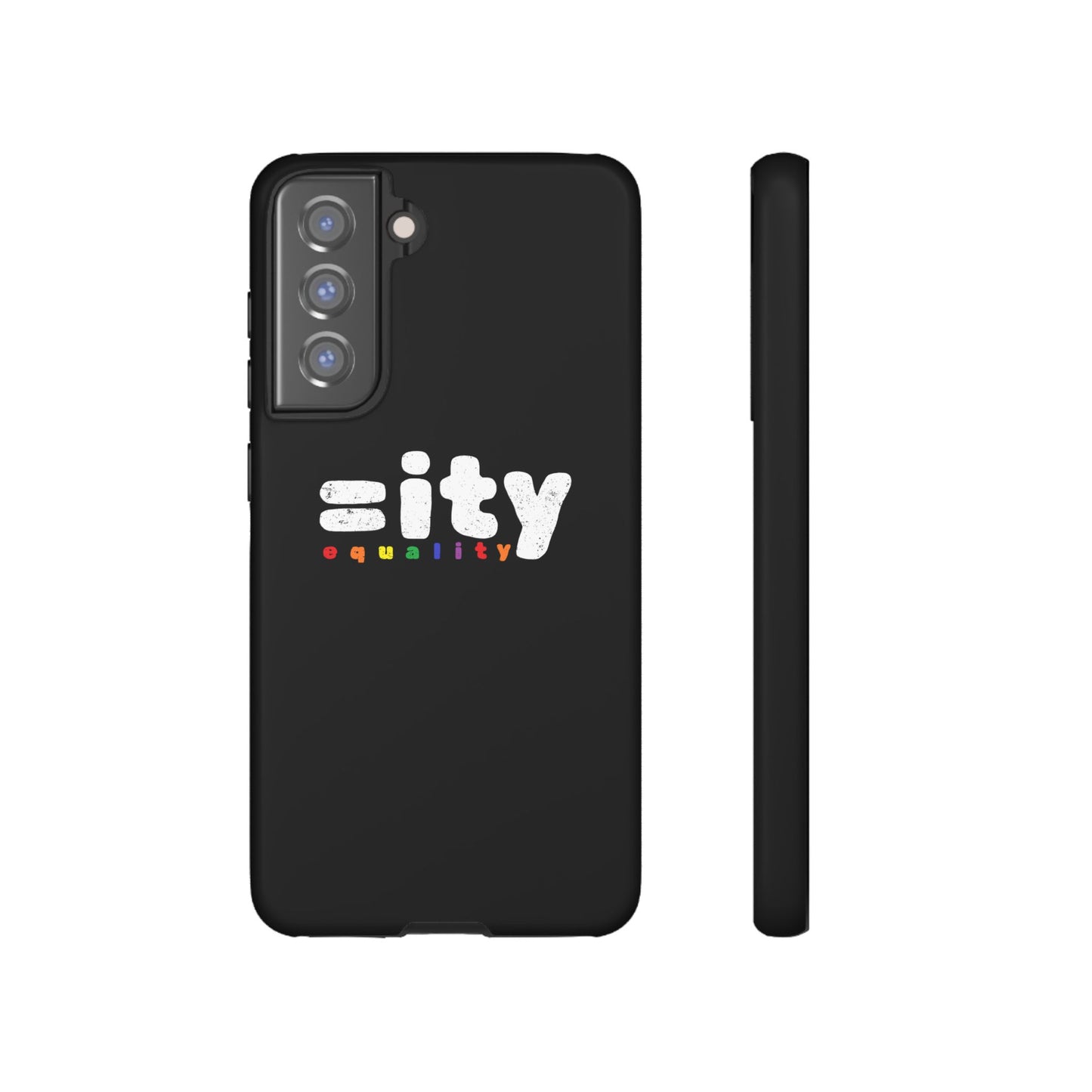 Rainbow Equality Tough Phone Case - Celebrate Diversity and Inclusion