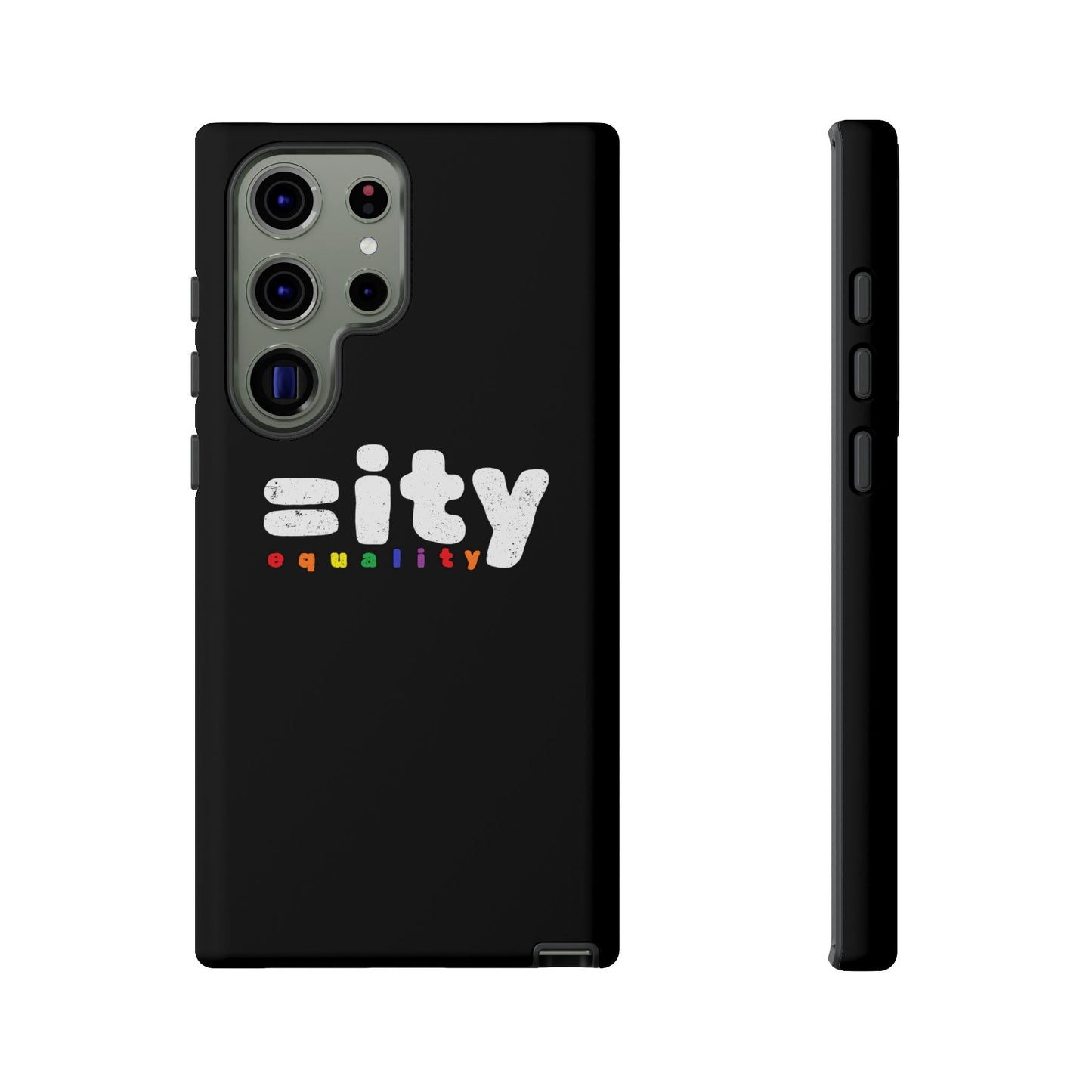 Rainbow Equality Tough Phone Case - Celebrate Diversity and Inclusion