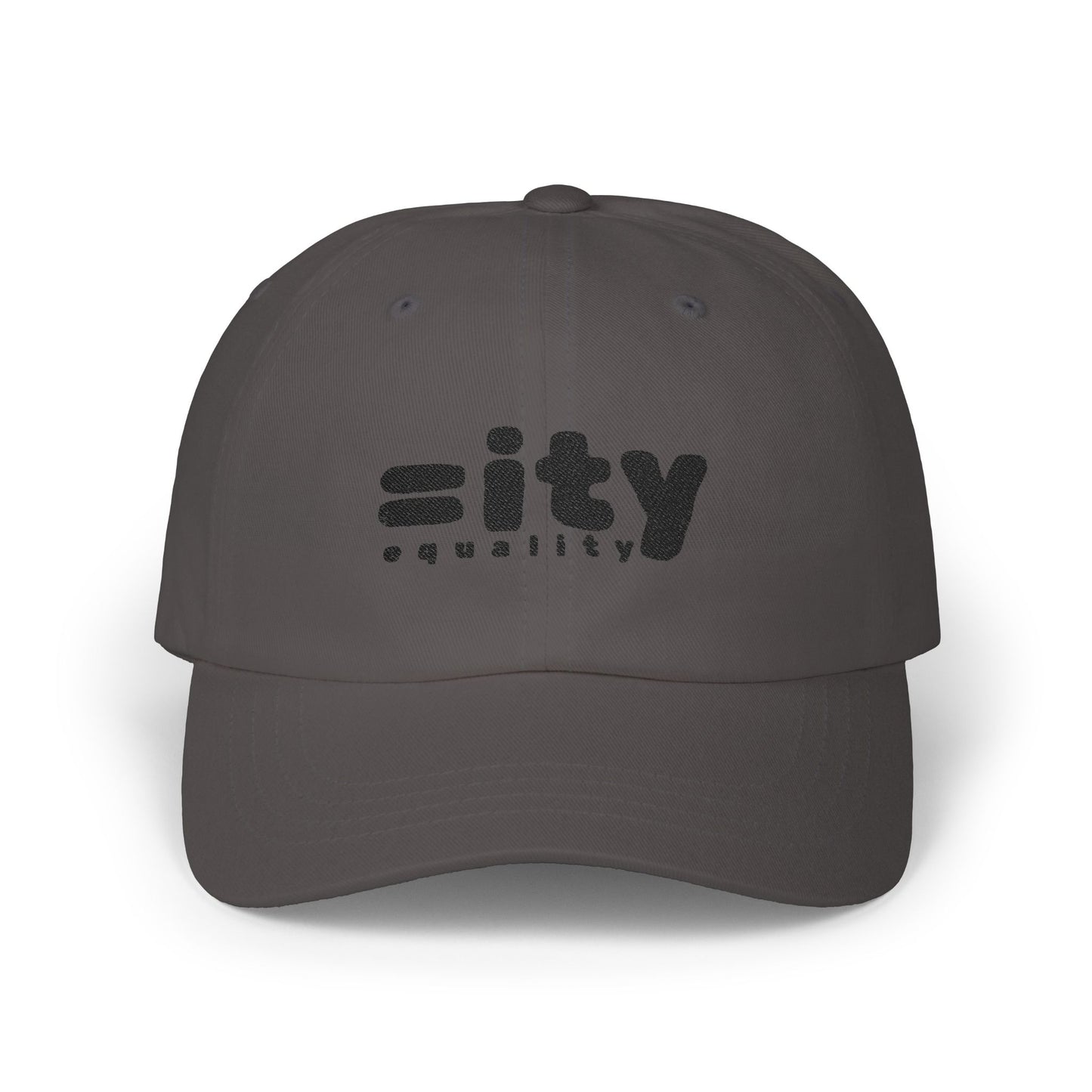 Equality Classic Dad Cap - Black Embroidery