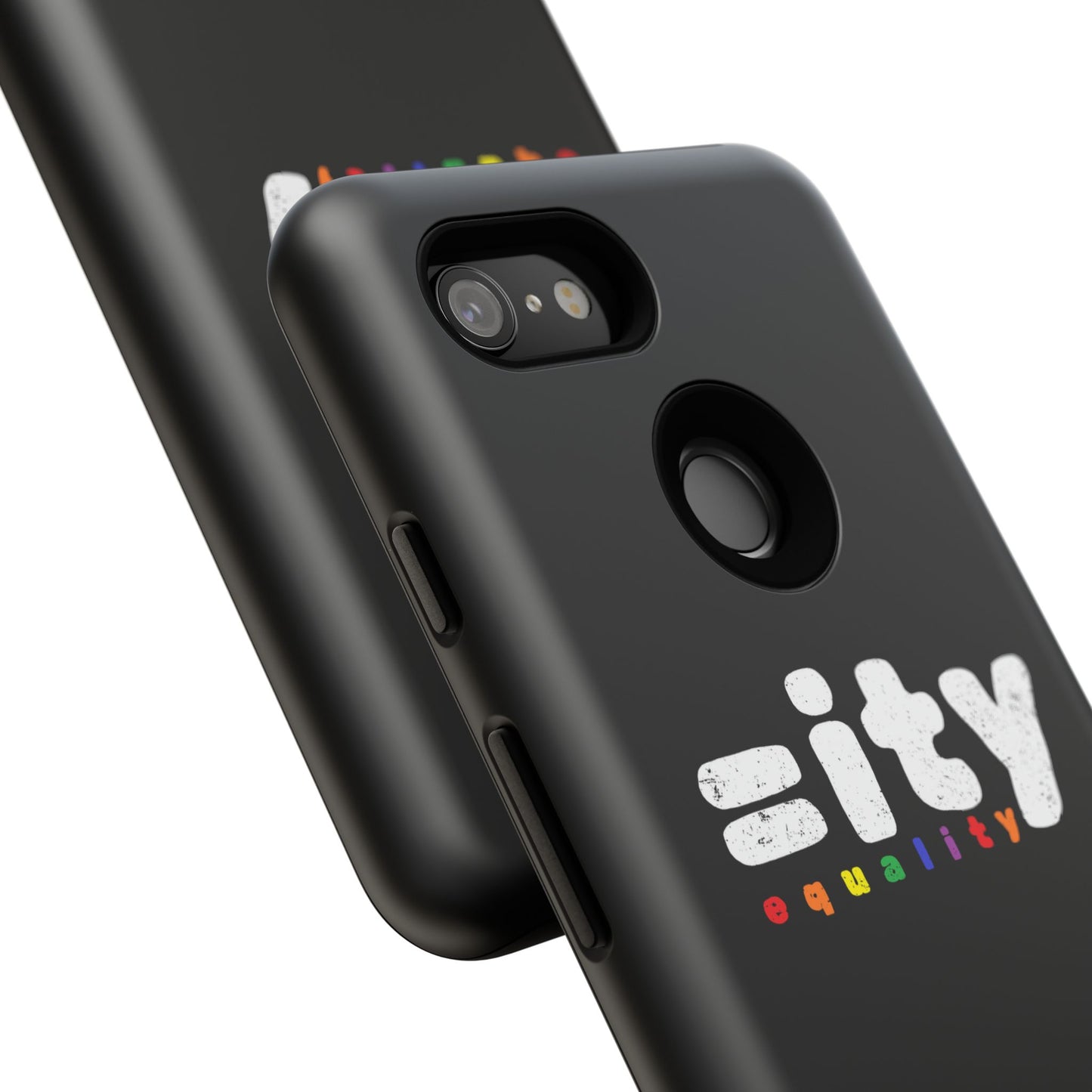Rainbow Equality Tough Phone Case - Celebrate Diversity and Inclusion