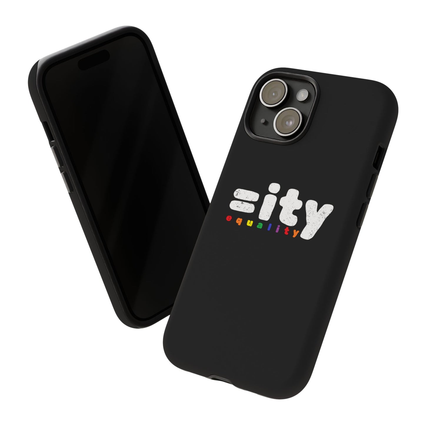 Rainbow Equality Tough Phone Case - Celebrate Diversity and Inclusion