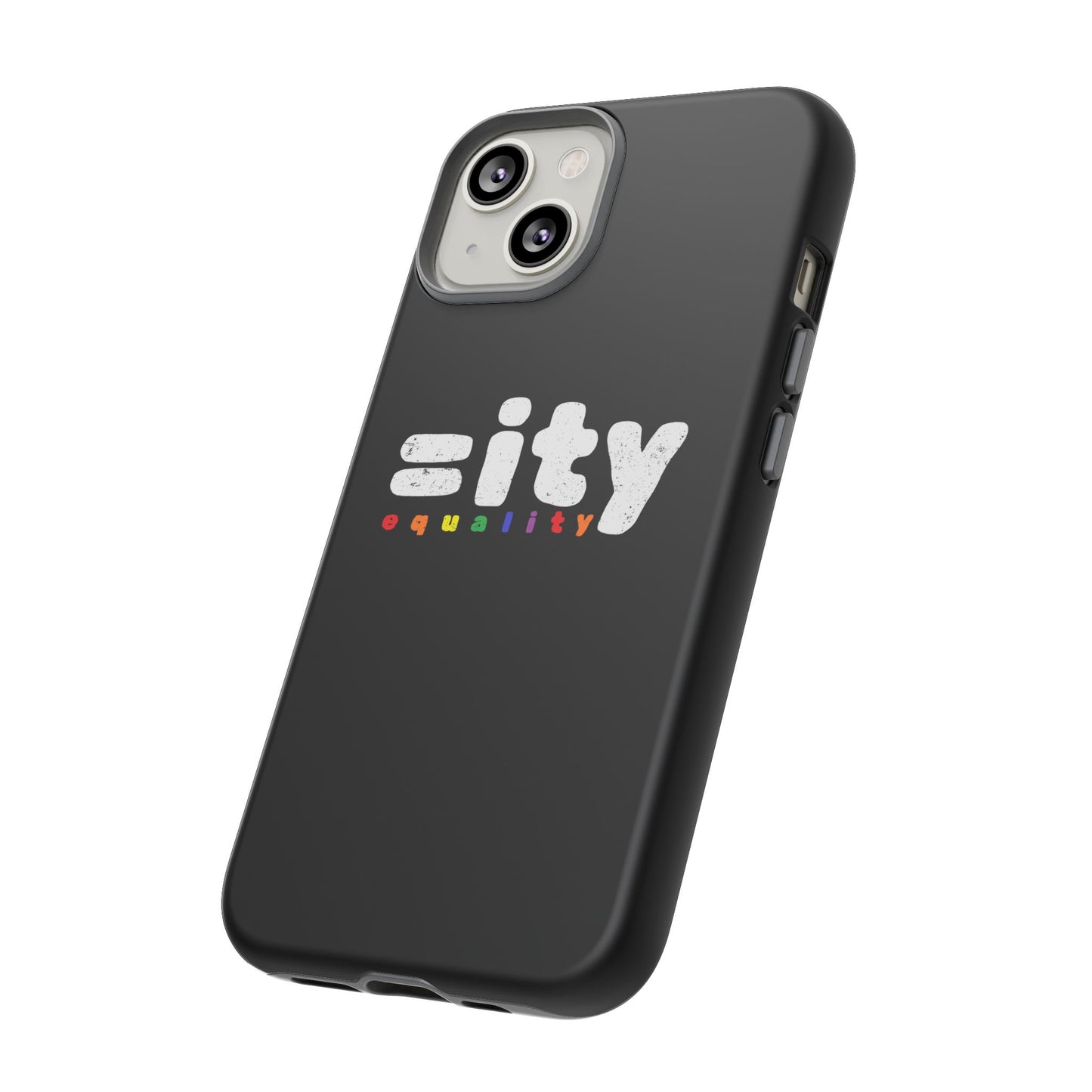 Rainbow Equality Tough Phone Case - Celebrate Diversity and Inclusion