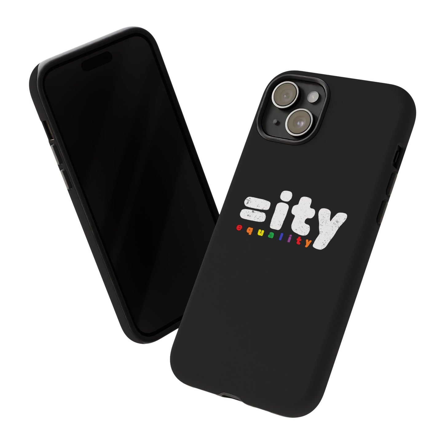 Rainbow Equality Tough Phone Case - Celebrate Diversity and Inclusion
