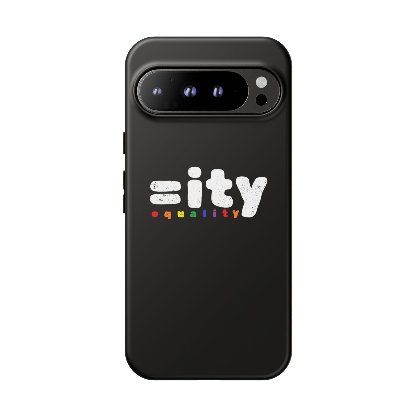 Rainbow Equality Tough Phone Case - Celebrate Diversity and Inclusion