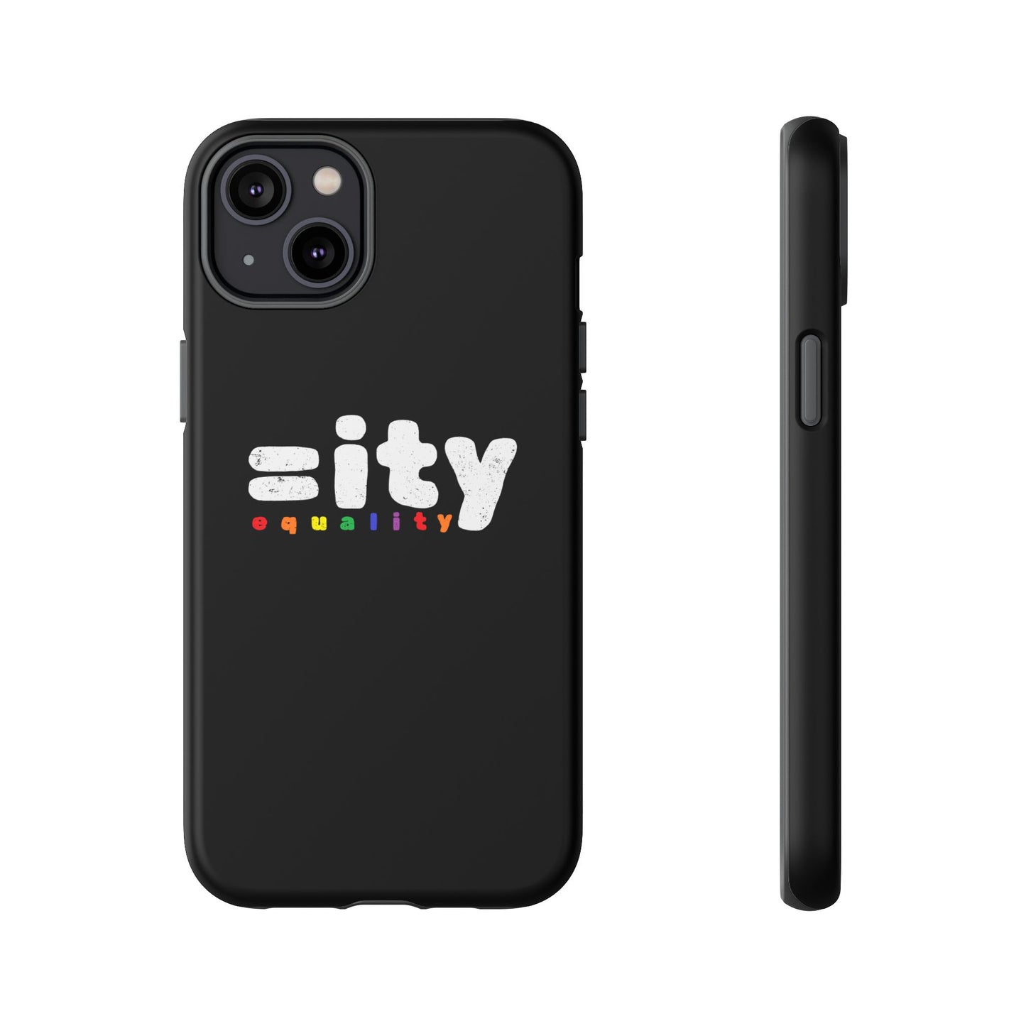 Rainbow Equality Tough Phone Case - Celebrate Diversity and Inclusion