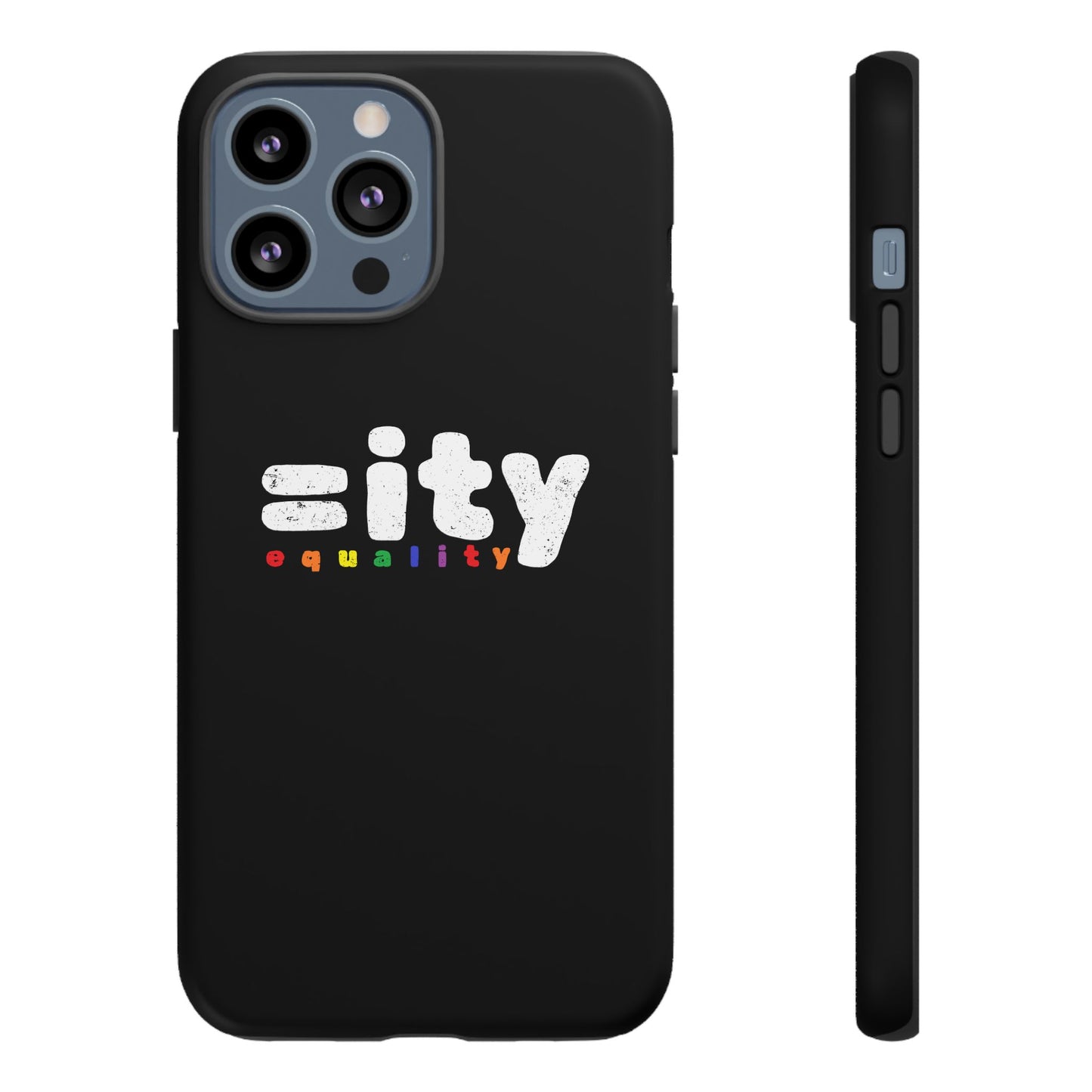 Rainbow Equality Tough Phone Case - Celebrate Diversity and Inclusion
