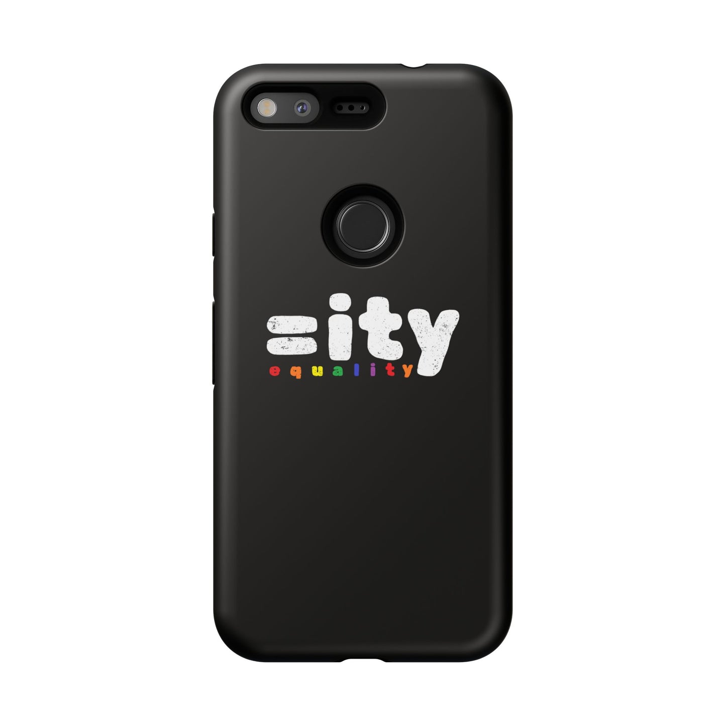 Rainbow Equality Tough Phone Case - Celebrate Diversity and Inclusion