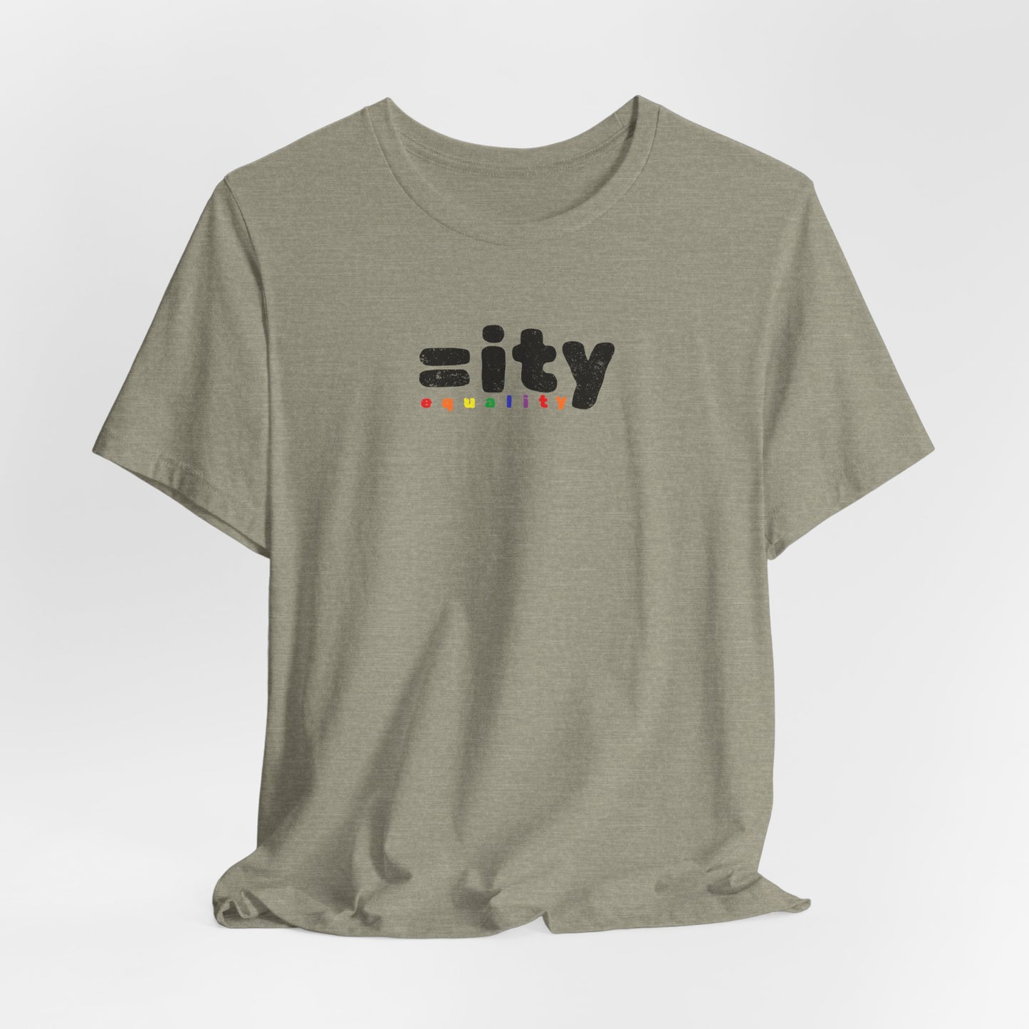 Rainbow Equality Unisex Short Sleeve Tee