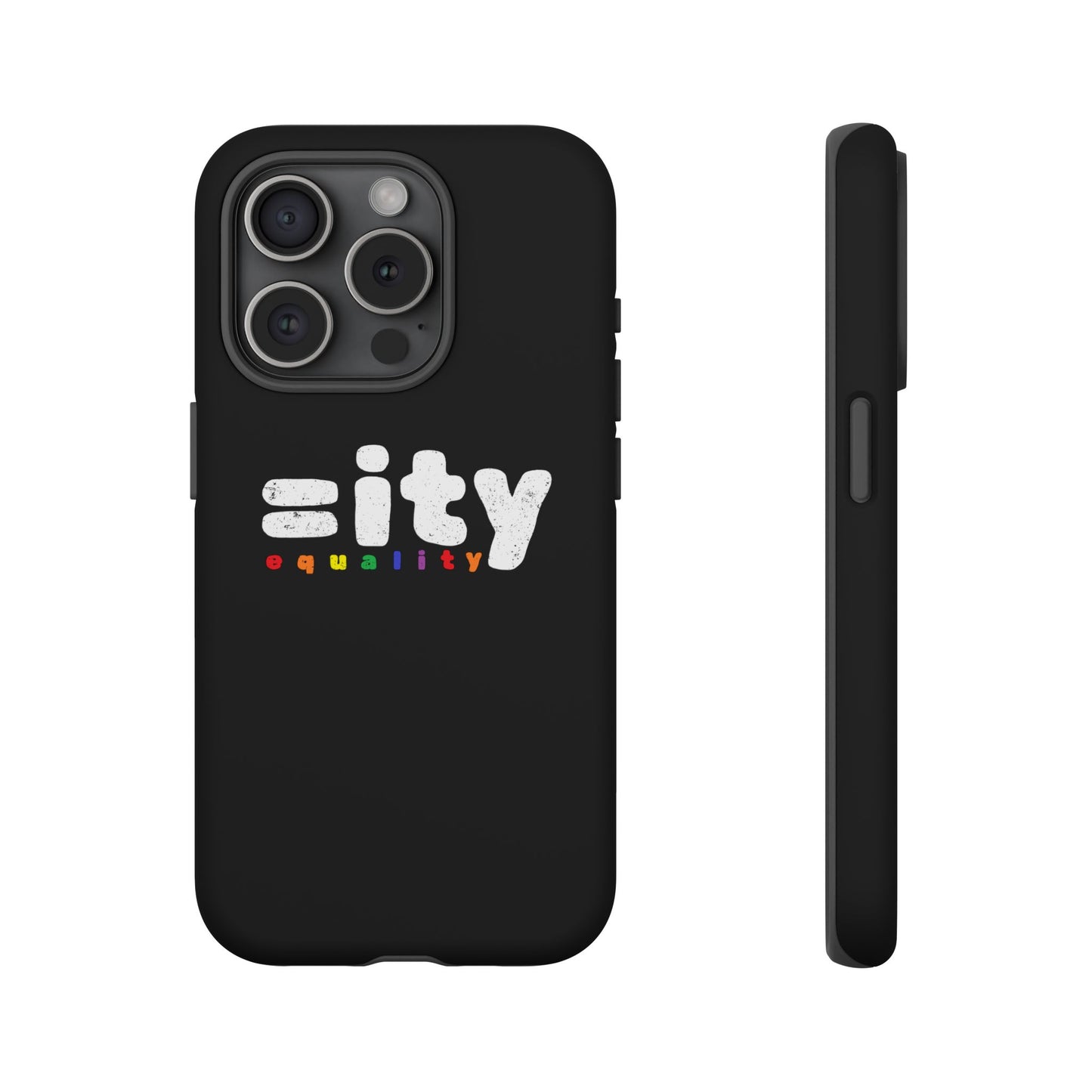 Rainbow Equality Tough Phone Case - Celebrate Diversity and Inclusion
