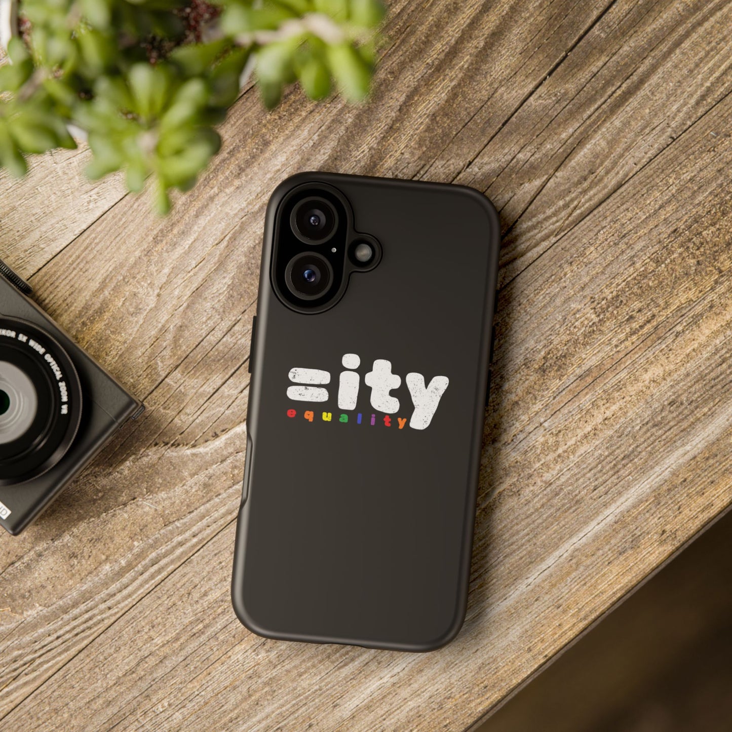 Rainbow Equality Tough Phone Case - Celebrate Diversity and Inclusion