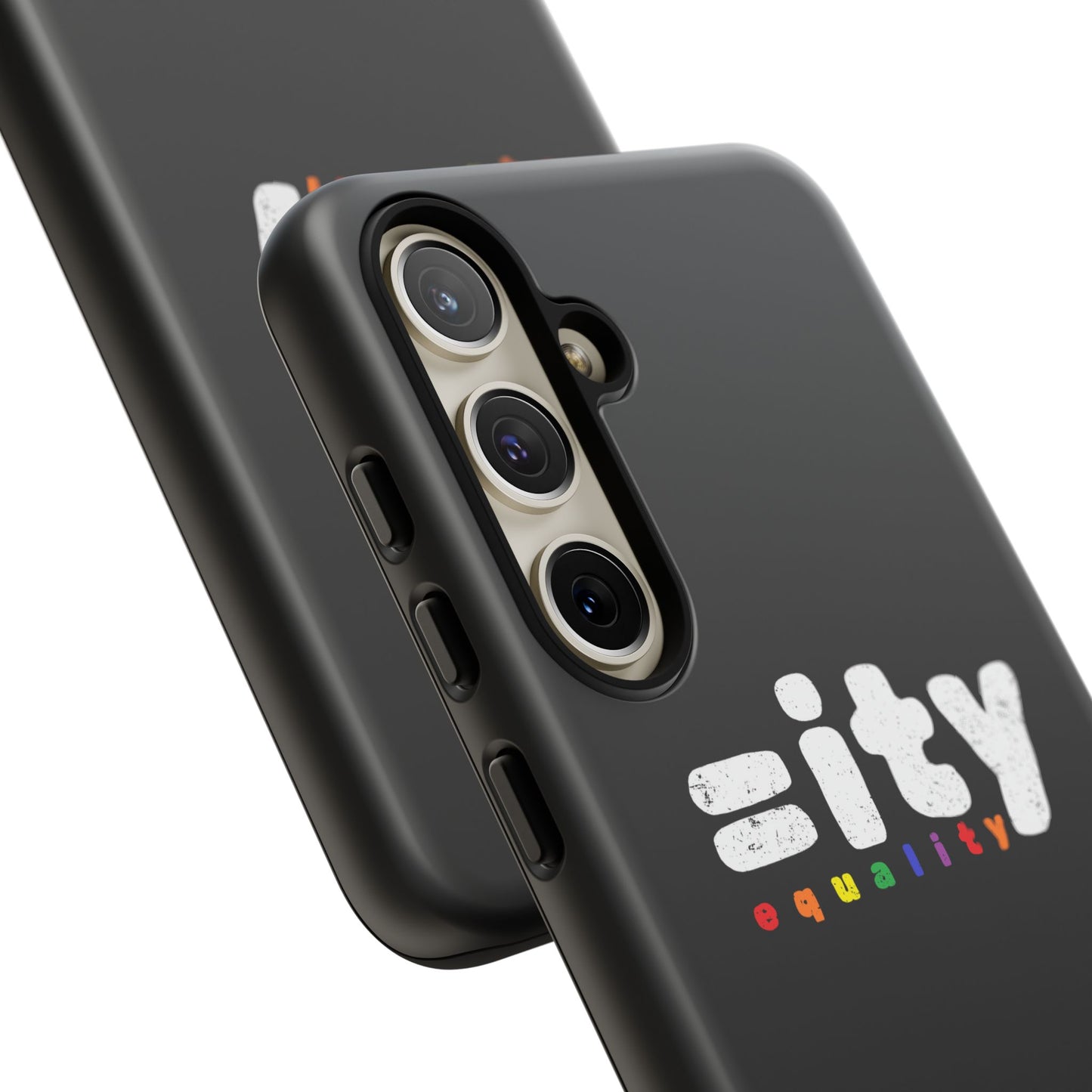 Rainbow Equality Tough Phone Case - Celebrate Diversity and Inclusion