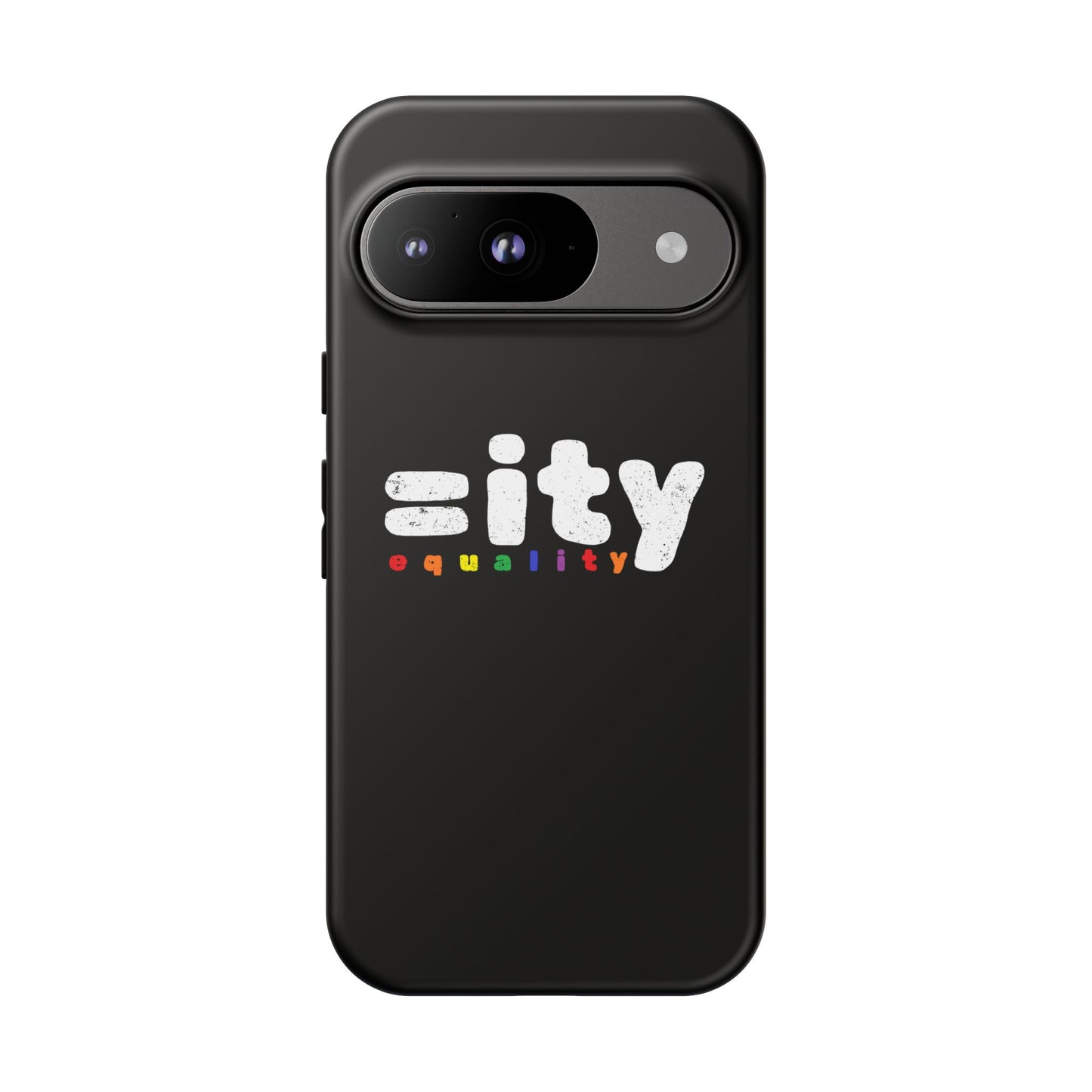 Rainbow Equality Tough Phone Case - Celebrate Diversity and Inclusion