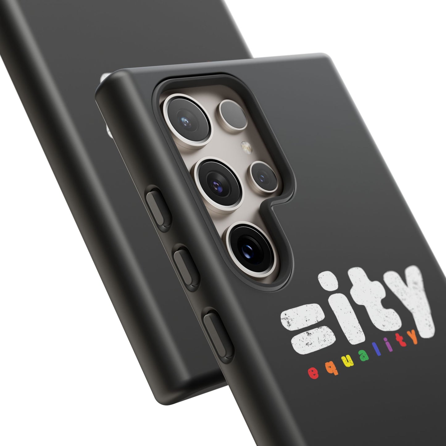 Rainbow Equality Tough Phone Case - Celebrate Diversity and Inclusion