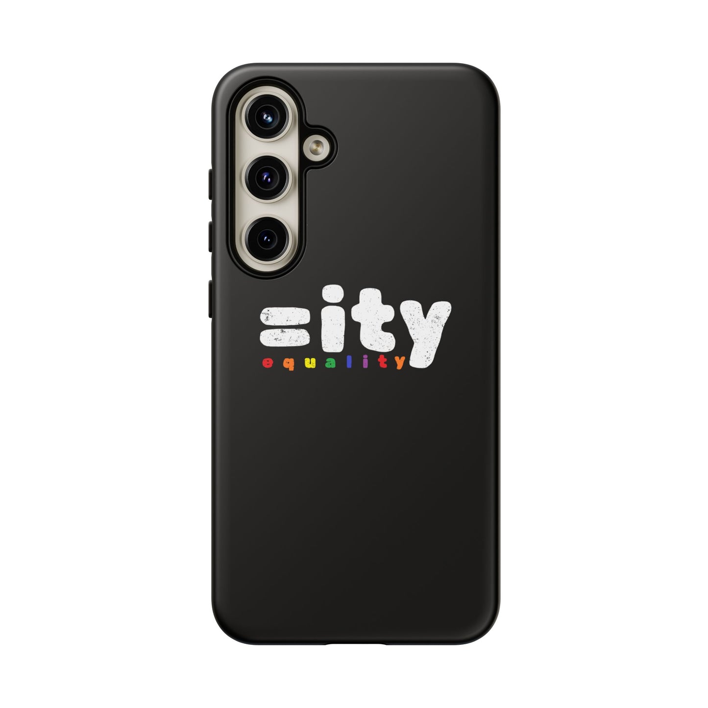 Rainbow Equality Tough Phone Case - Celebrate Diversity and Inclusion