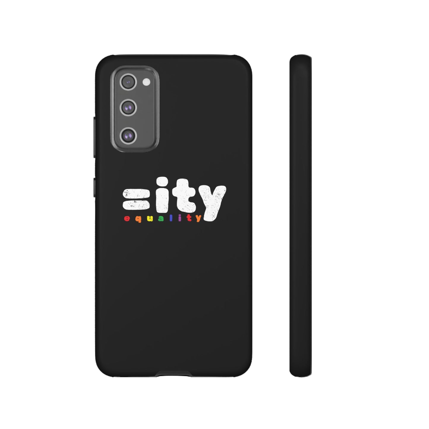 Rainbow Equality Tough Phone Case - Celebrate Diversity and Inclusion