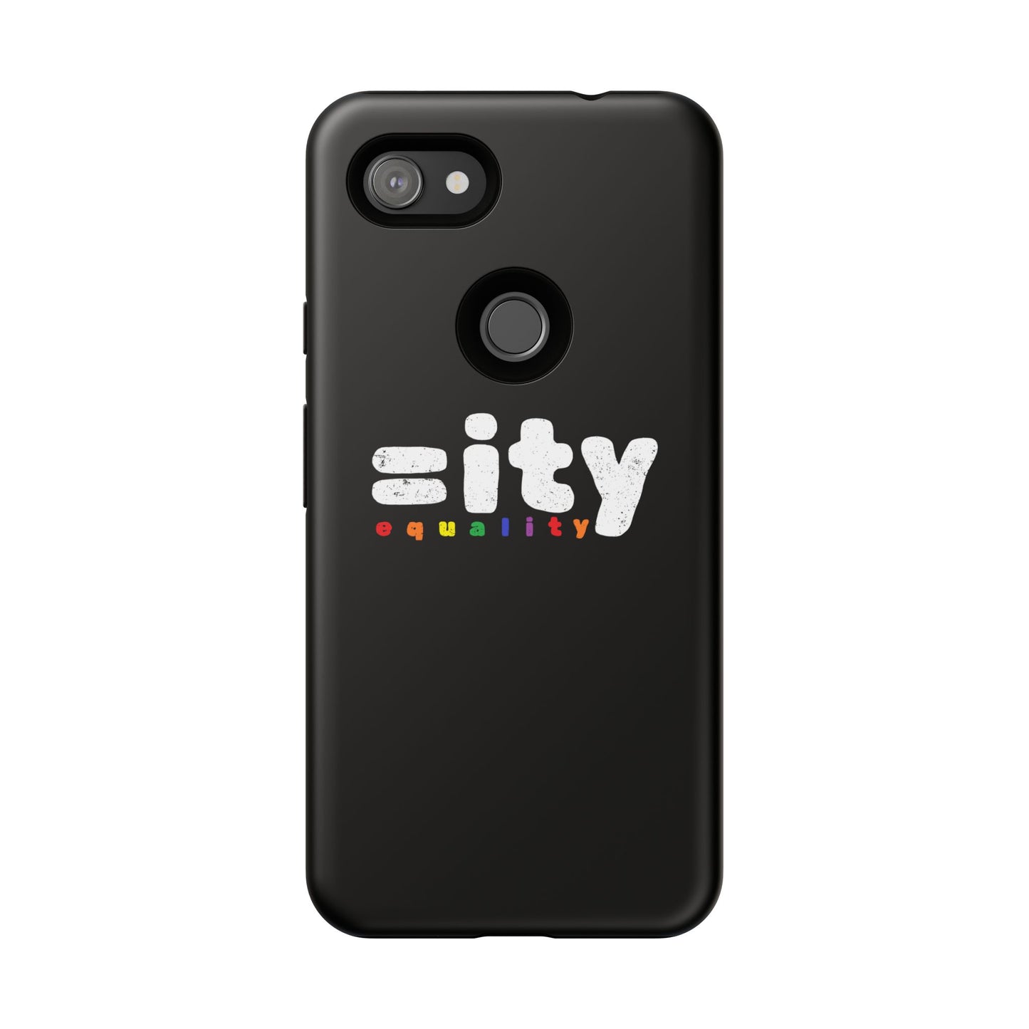Rainbow Equality Tough Phone Case - Celebrate Diversity and Inclusion