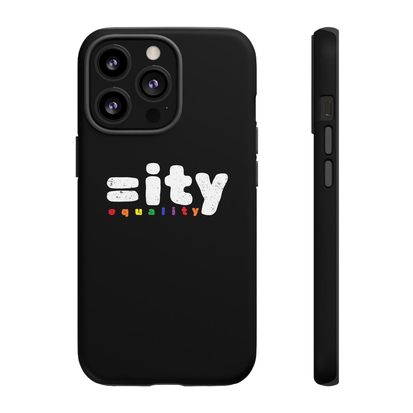 Rainbow Equality Tough Phone Case - Celebrate Diversity and Inclusion
