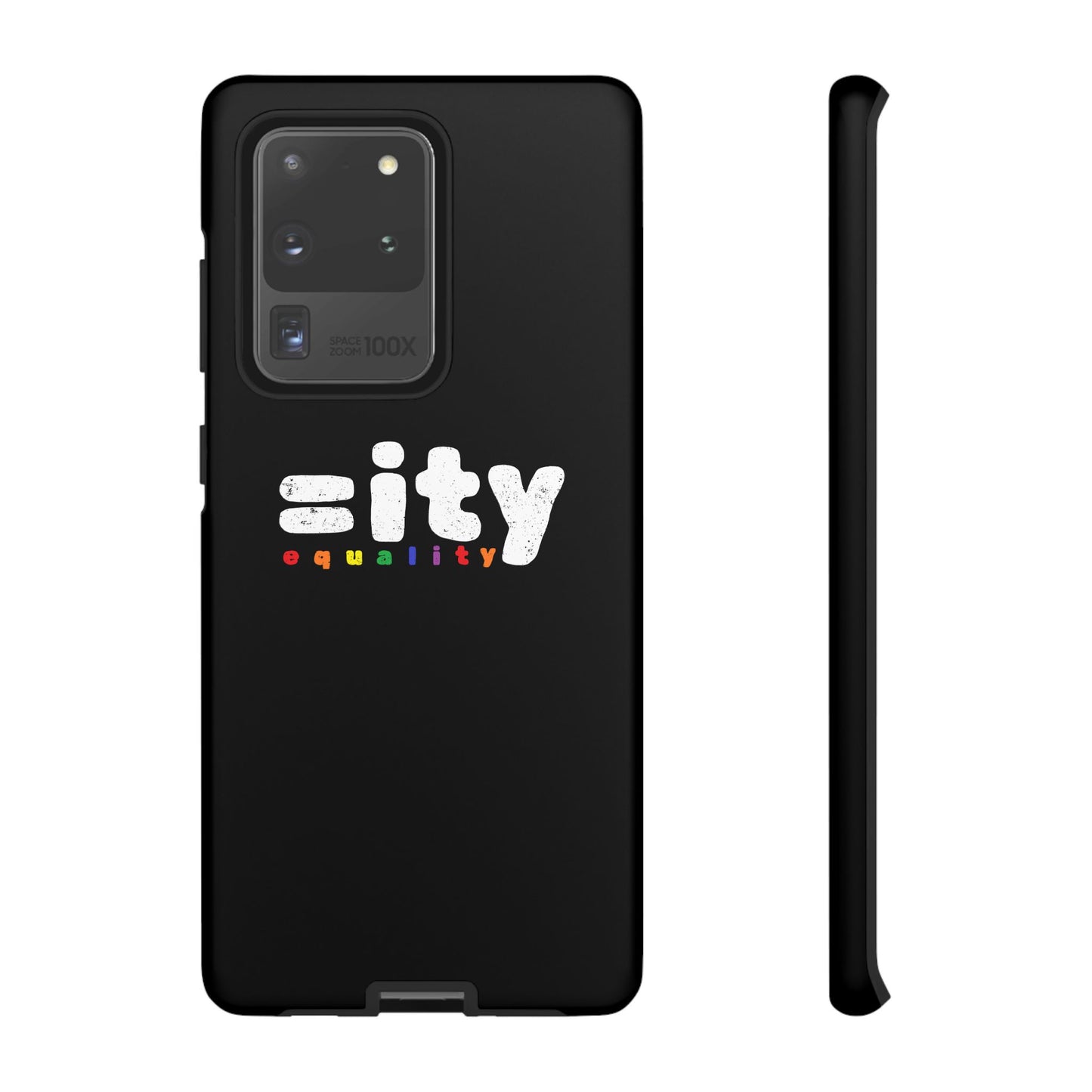 Rainbow Equality Tough Phone Case - Celebrate Diversity and Inclusion