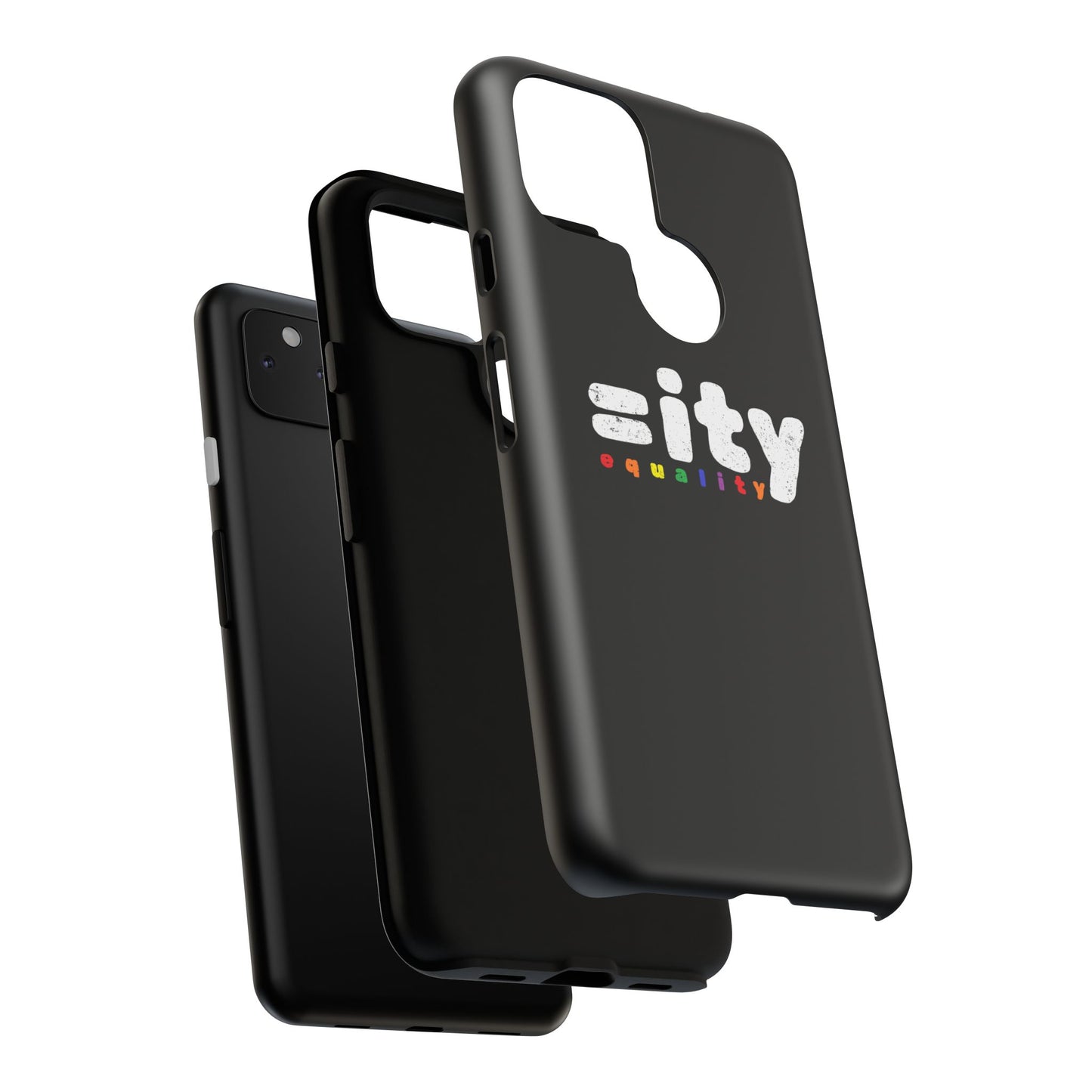 Rainbow Equality Tough Phone Case - Celebrate Diversity and Inclusion