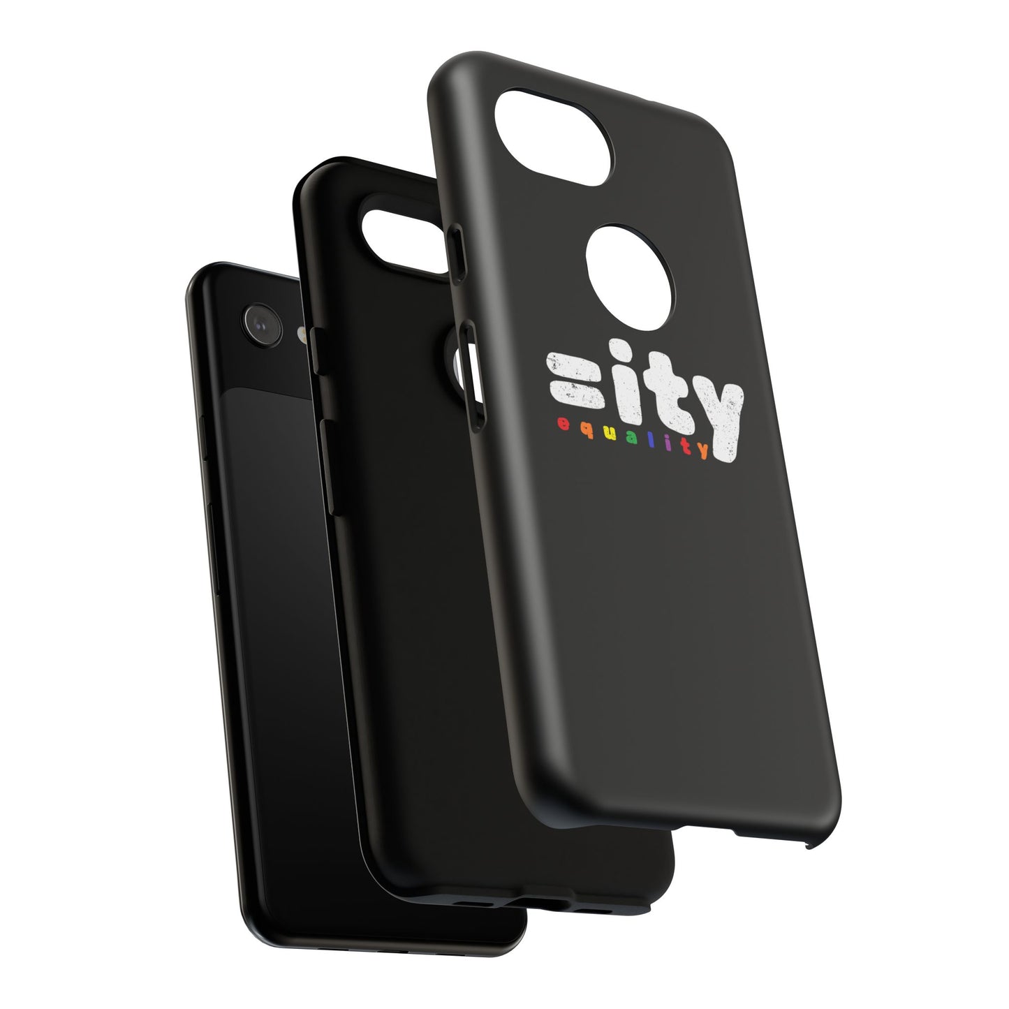 Rainbow Equality Tough Phone Case - Celebrate Diversity and Inclusion